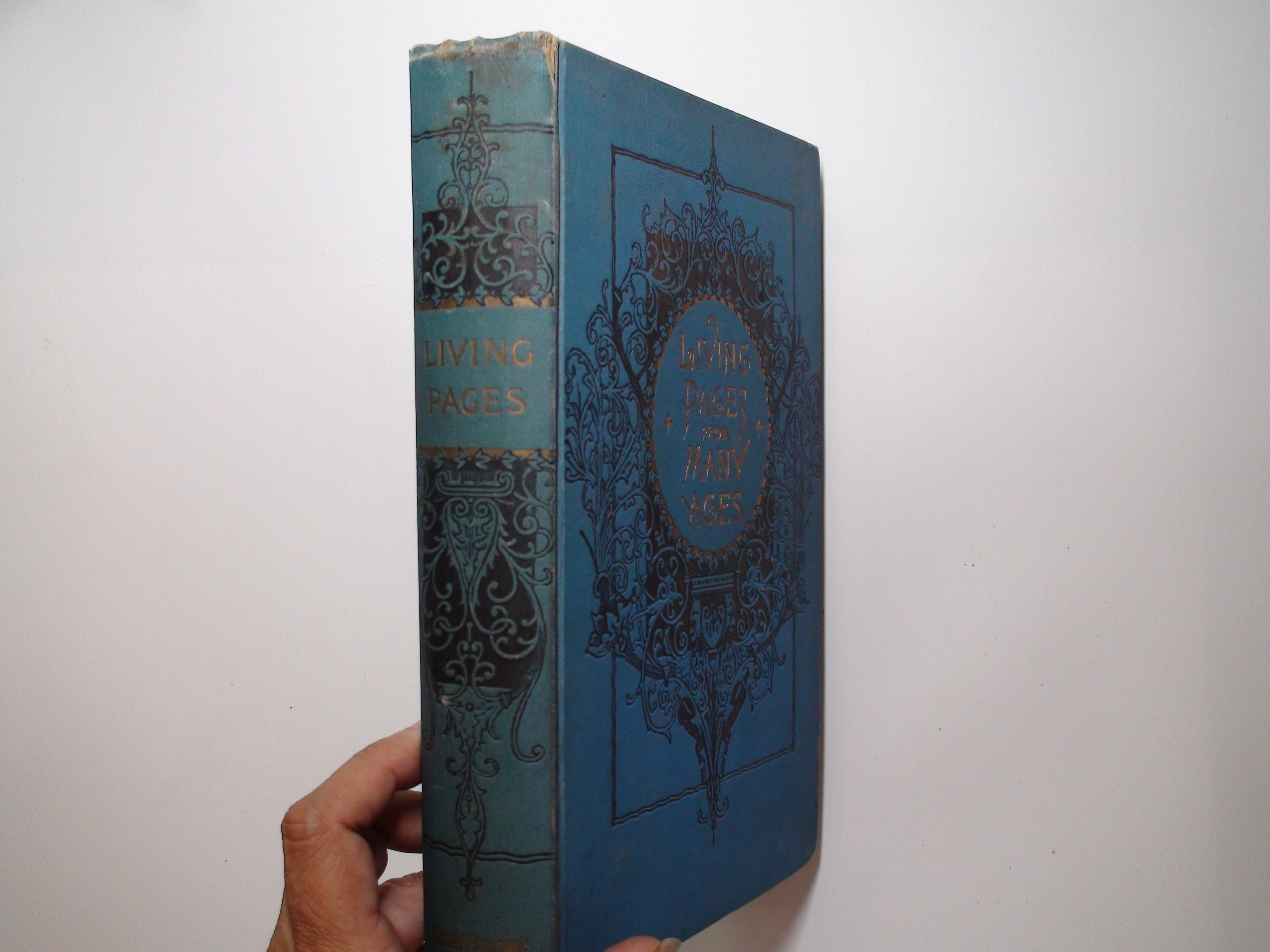 Living Pages from Many Ages, Mary Hield, Illustrated, Victorian Binding, c1890s