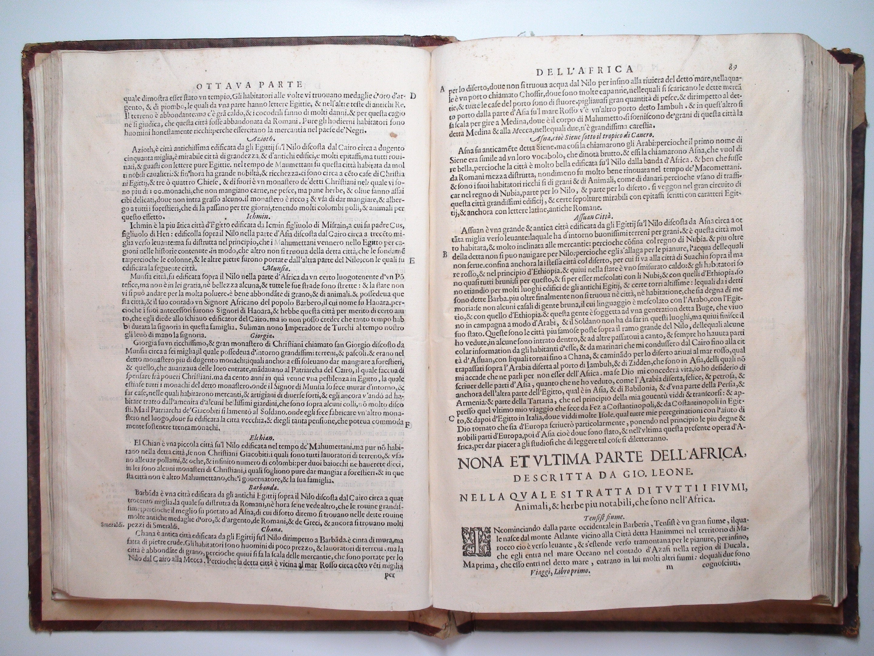 Delle Navigationi et Viaggi, Vol I, Giovanni Battista Ramusio, 6th Ed, Rare, 1613