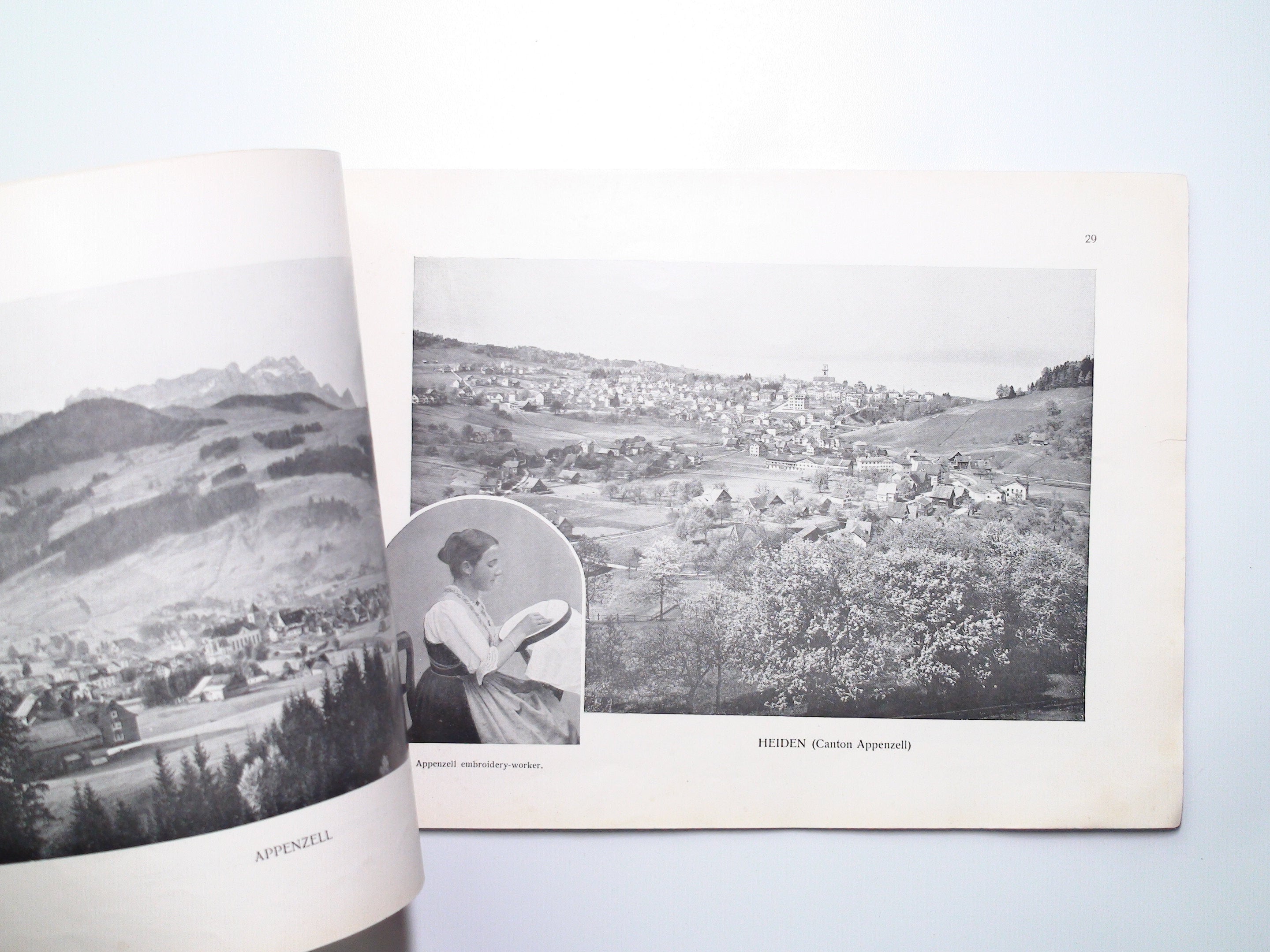 Switzerland Photo Album and Souvenir Book, by Schweizerische Bundesbahnen, SBB
