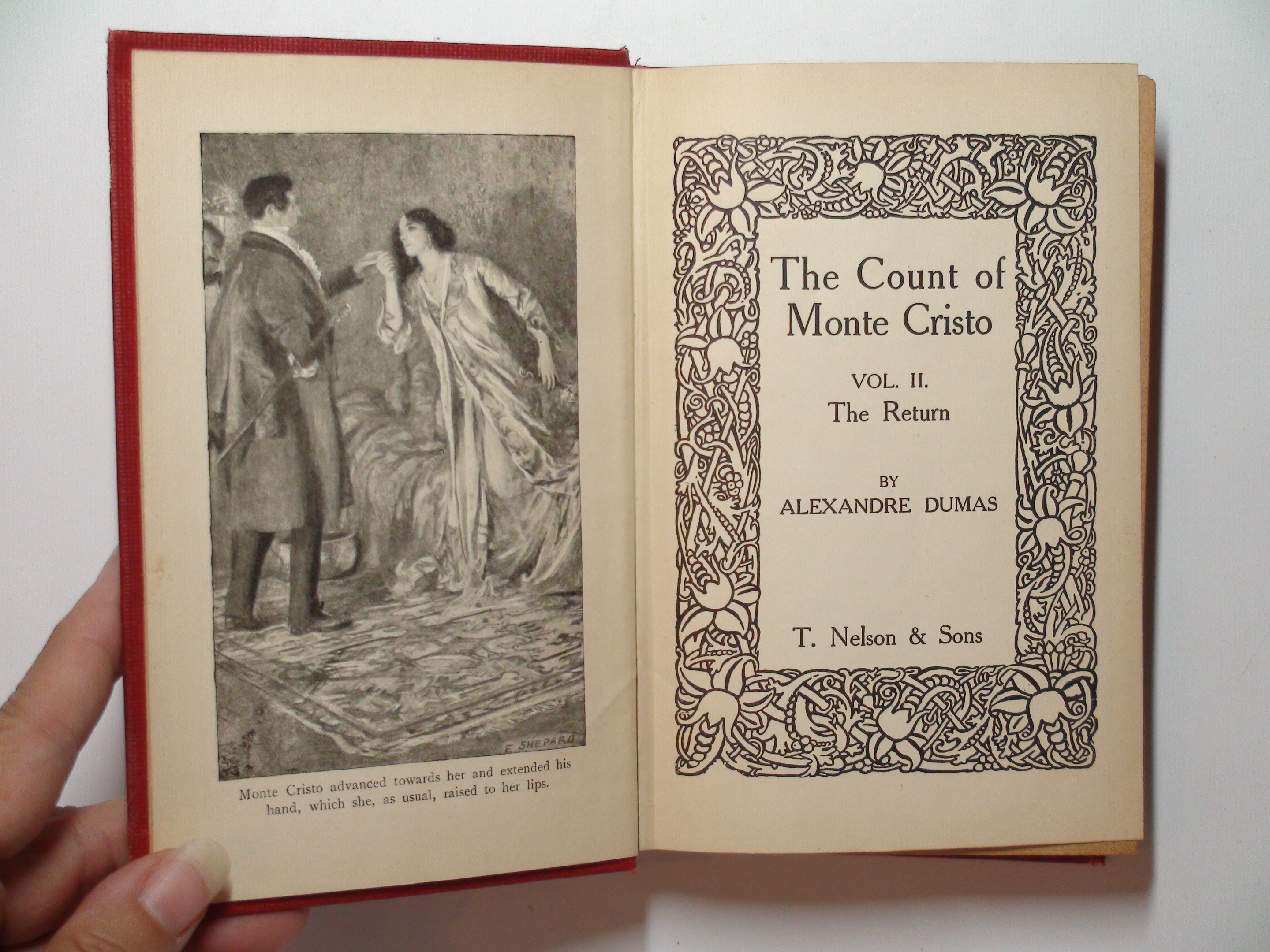 The Count of Monte Cristo, by Alexandre Dumas, In Two Volumes, 1910