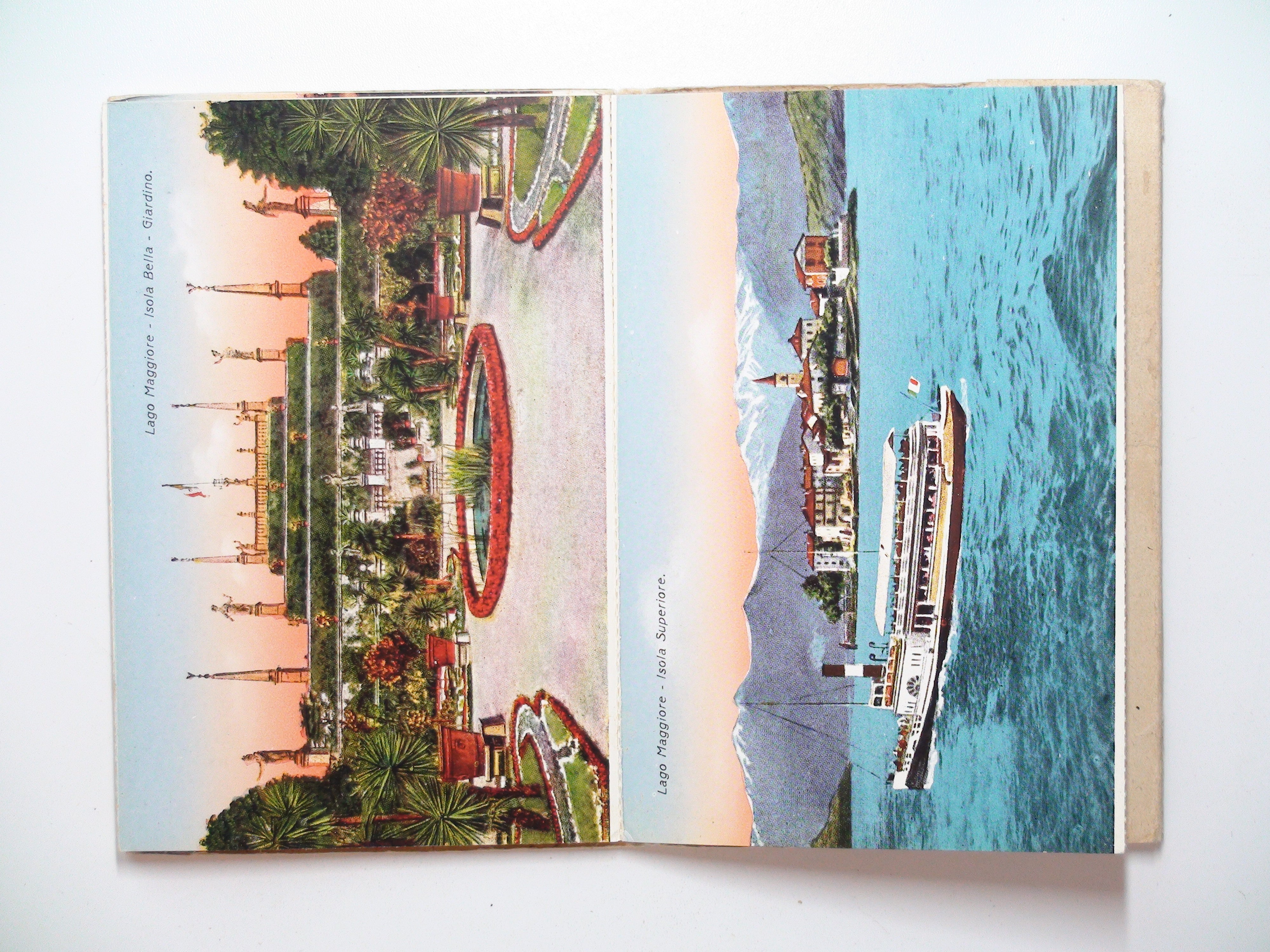 Lago Maggiore, Lake Maggiore Vintage Postcard Souvenir, 10 Postcards, c1920s