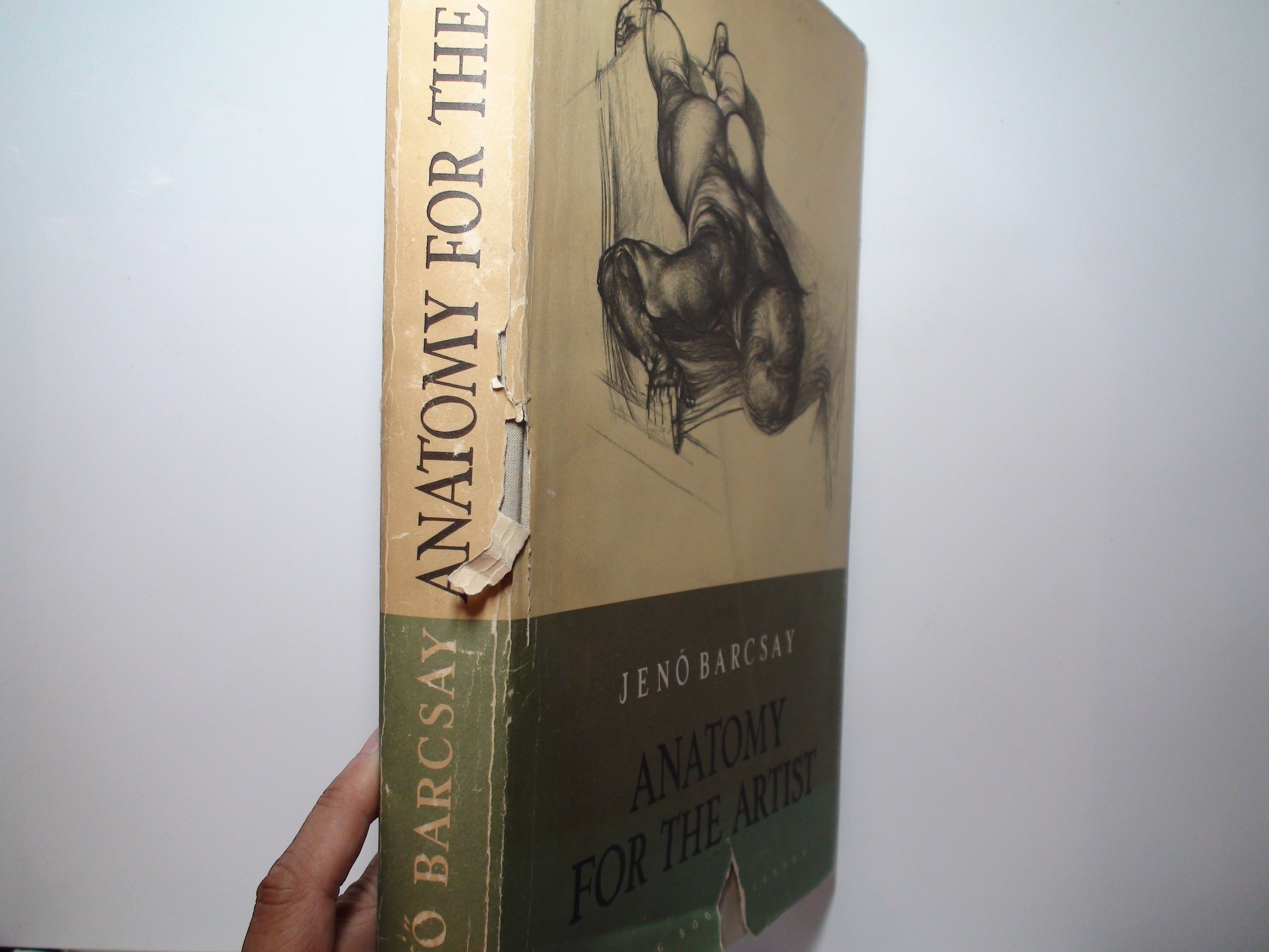 Anatomy For the Artist, Drawings and Text By Jeno Barcsay, Illustrated, 1968