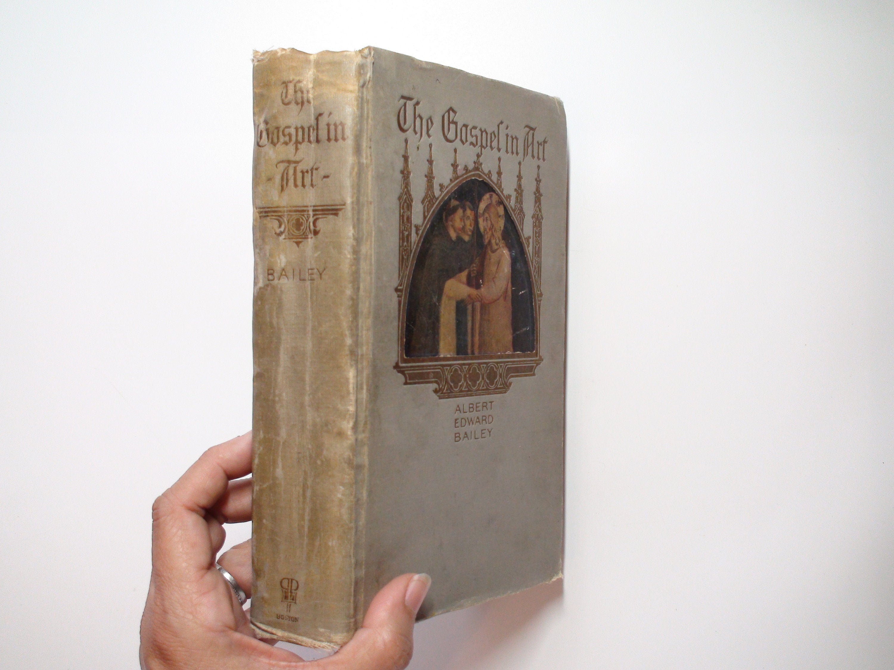 The Gospel in Art by Albert Edward Bailey, 1st Ed, Illustrated, 1916