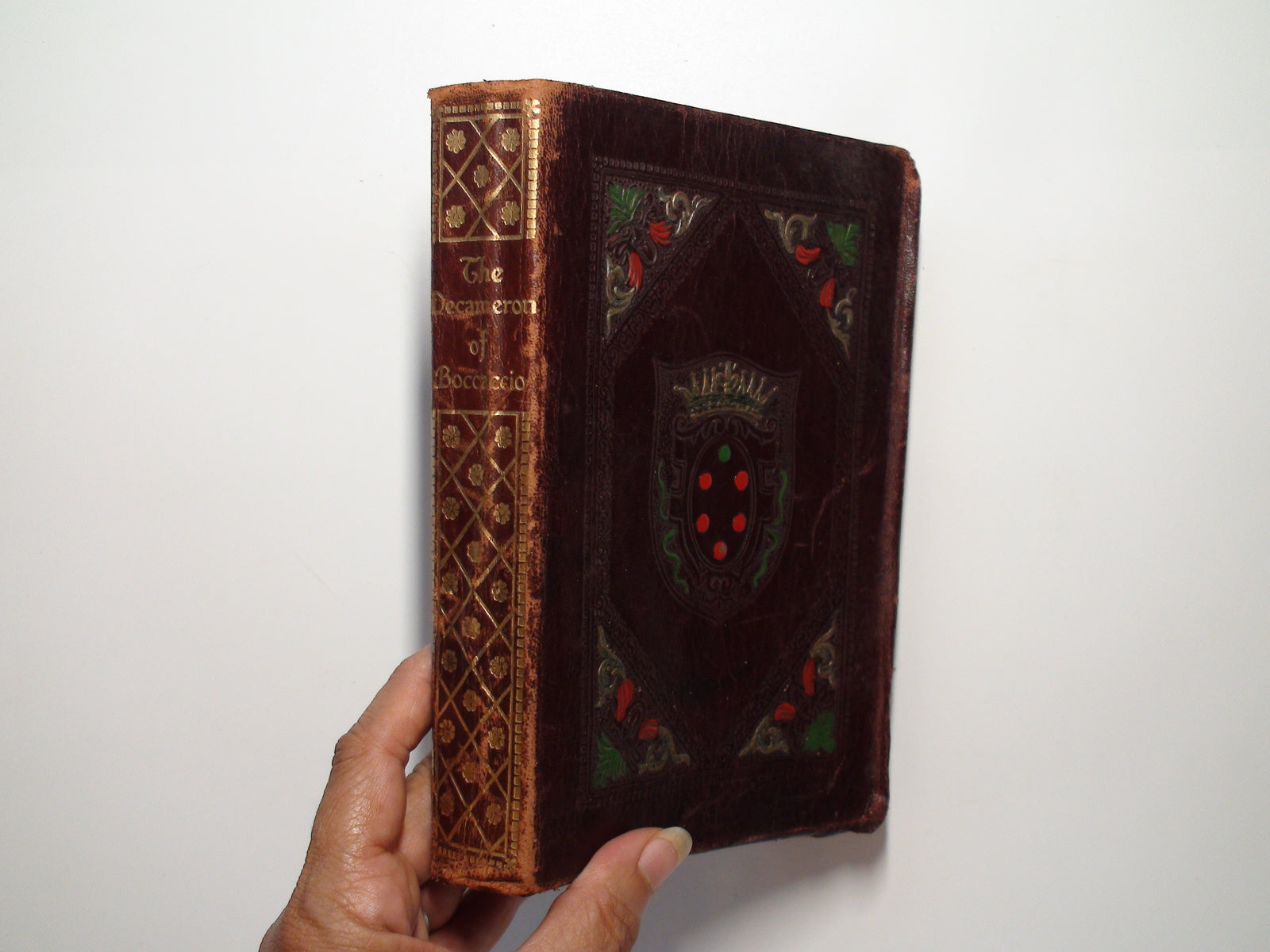 The Decameron of Giovanni Boccaccio, Translated by Payne, Leather, Rare, c1920s