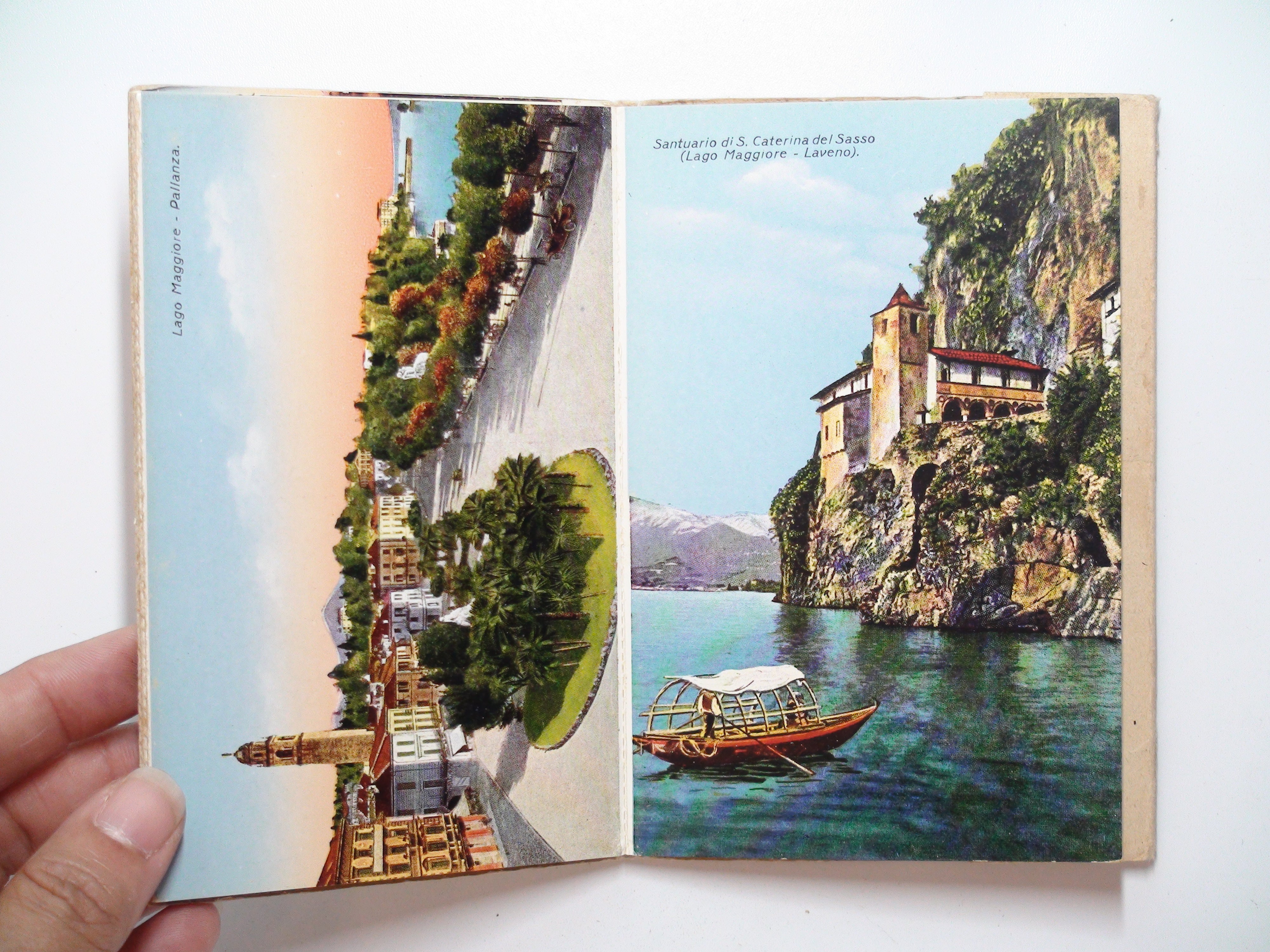 Lago Maggiore, Lake Maggiore Vintage Postcard Souvenir, 10 Postcards, c1920s