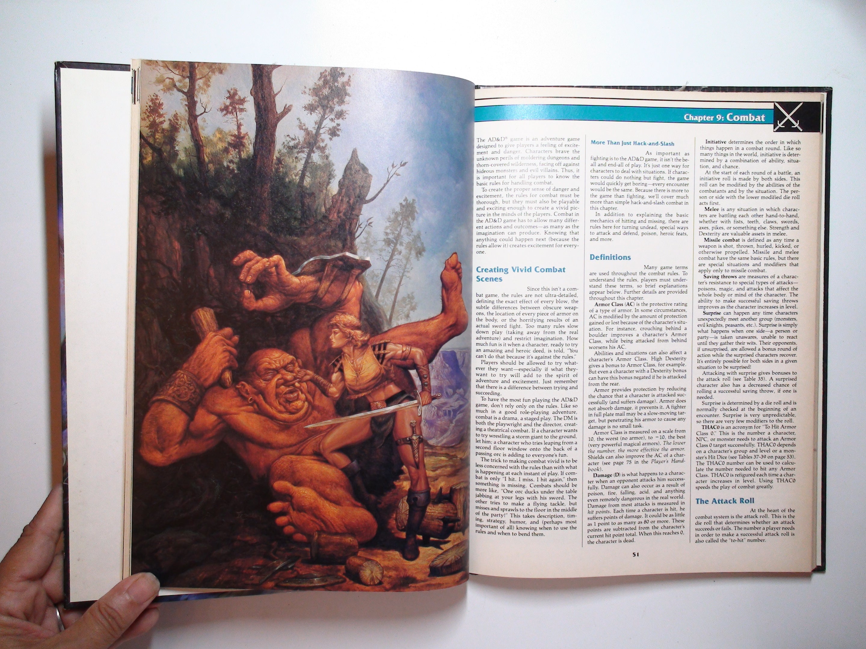 Dungeon Master's Guide, David Cook, AD&D 2nd Ed, TSR, #2100, 1989, Illustrated