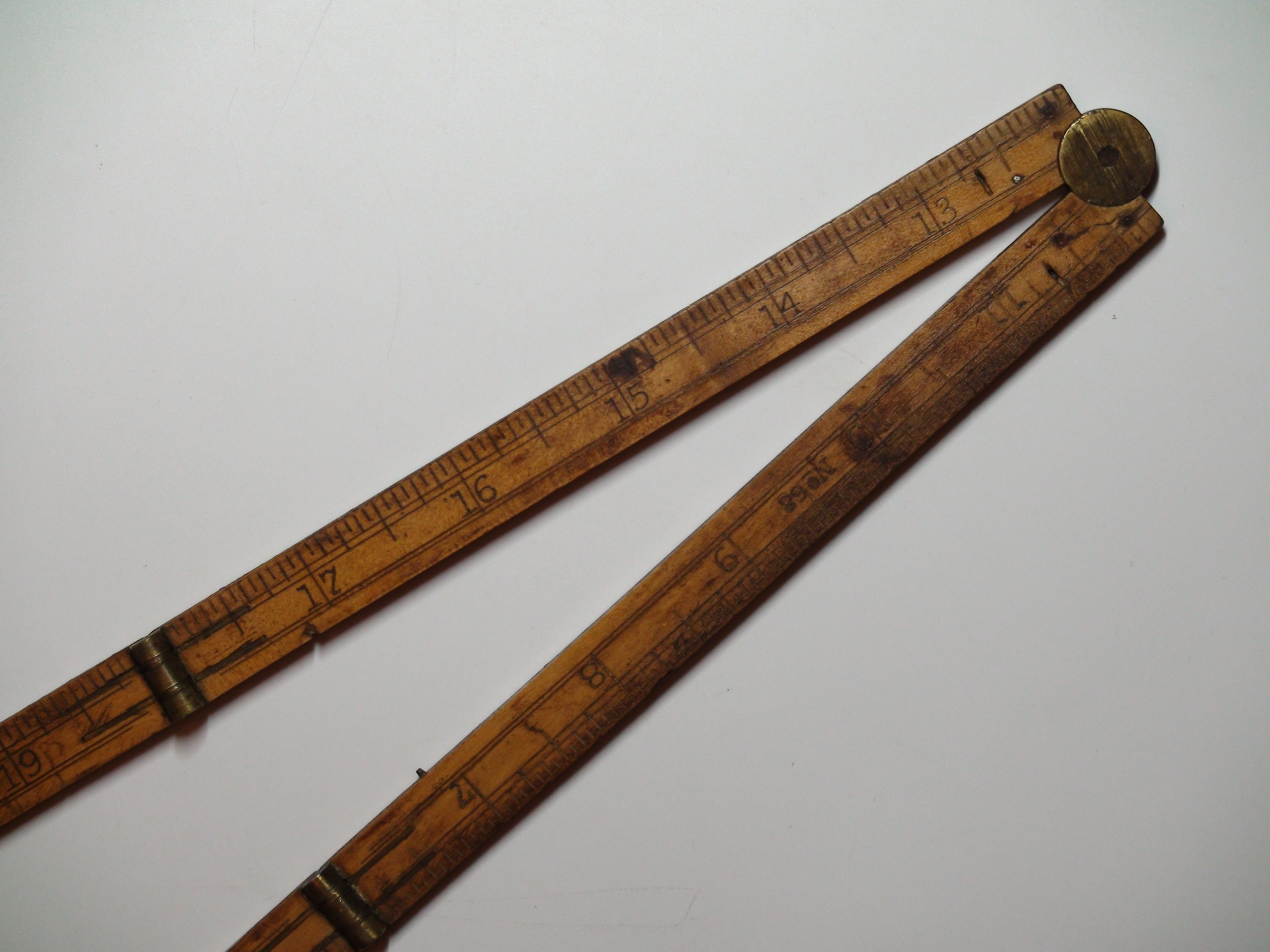 Old Level Ruler Image Vintage Wooden Ruler
