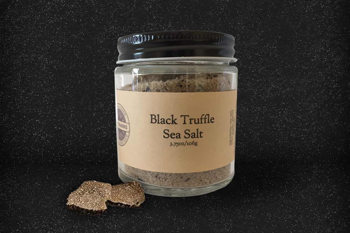 Salt Traders, Black Truffle Sea Salt, 3.75oz Jar