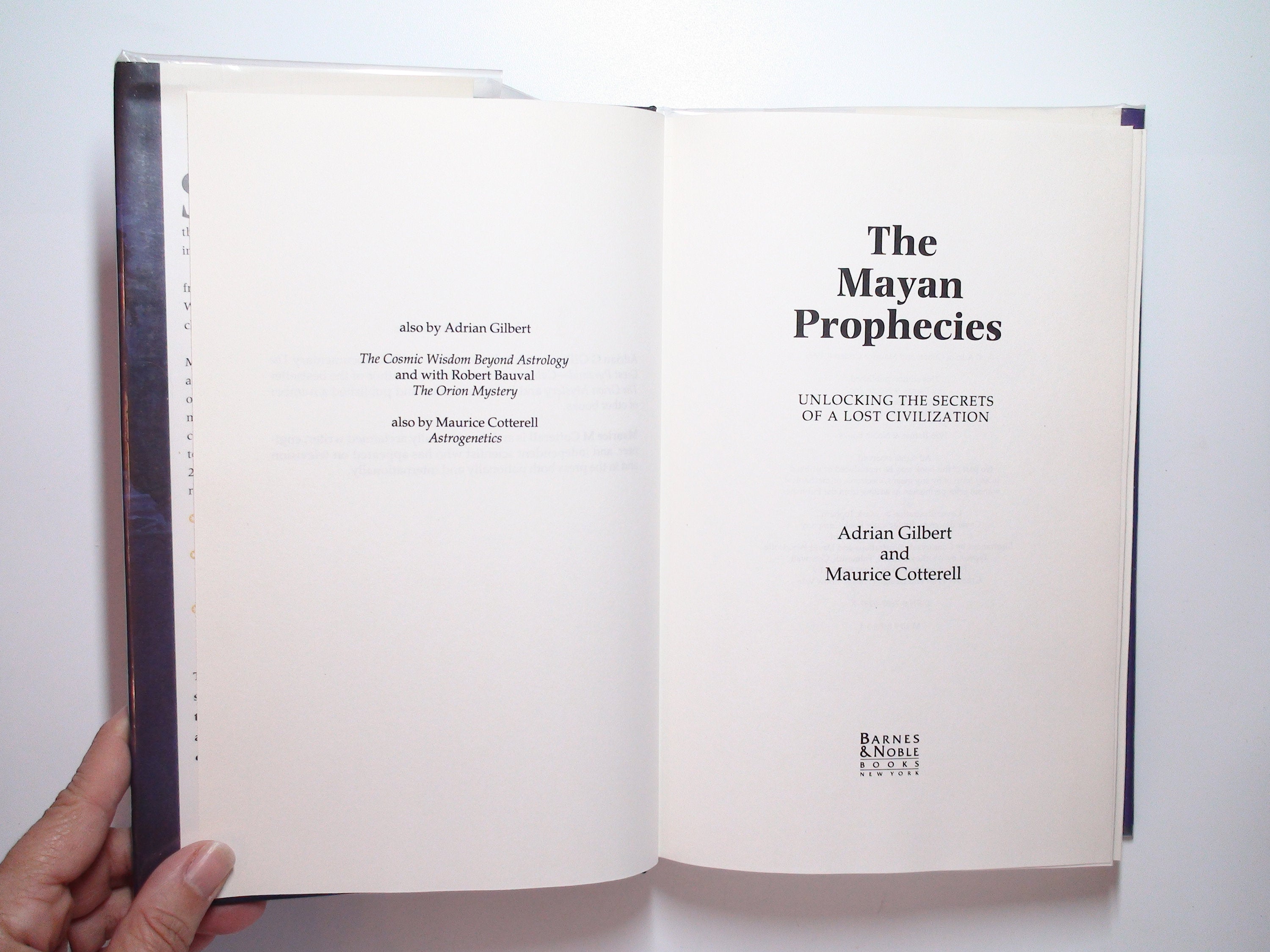 The Mayan Prophecies, Adrian G. Gilbert, Maurice M. Cotterell, Illustrated, 1996