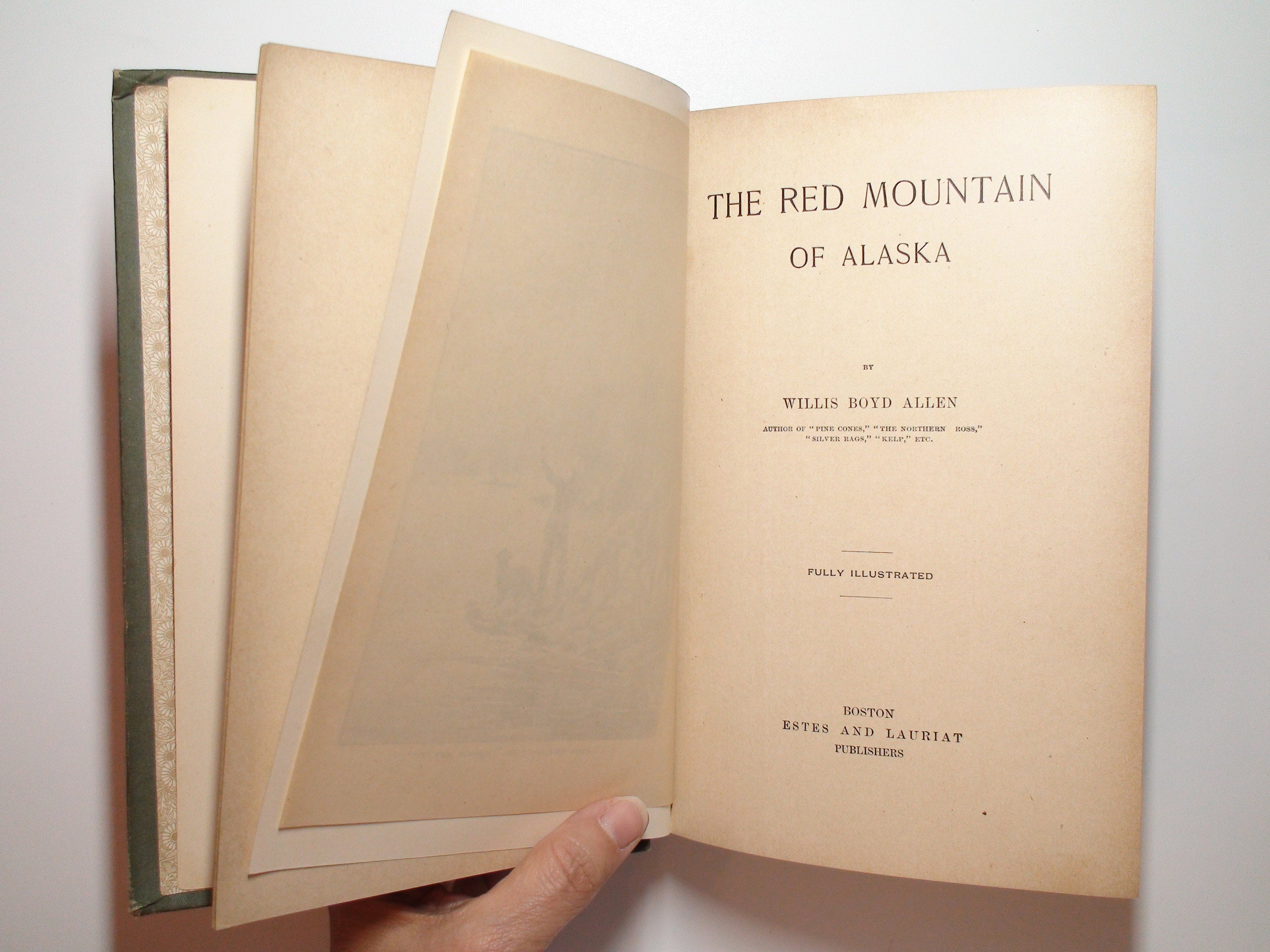 The Red Mountain of Alaska by Willis Boyd Allen, Illustrated, 1st Ed, 1899