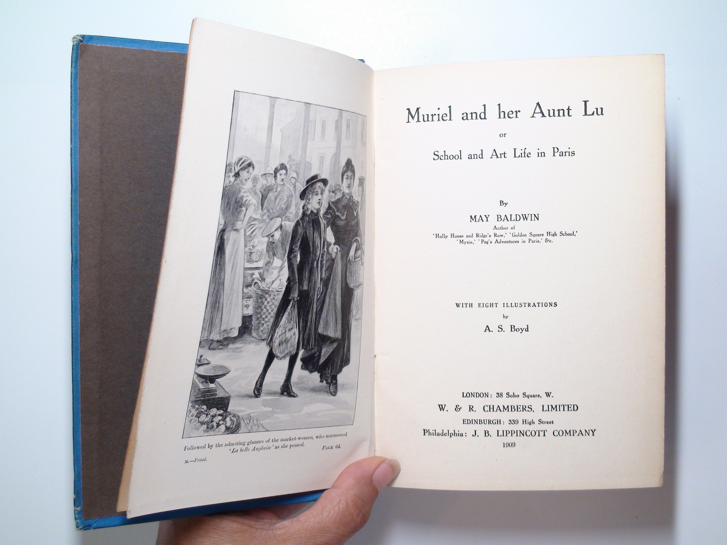 Muriel and Her Aunt Lu, By May Baldwin, 1st Ed, Illustrated, 1909