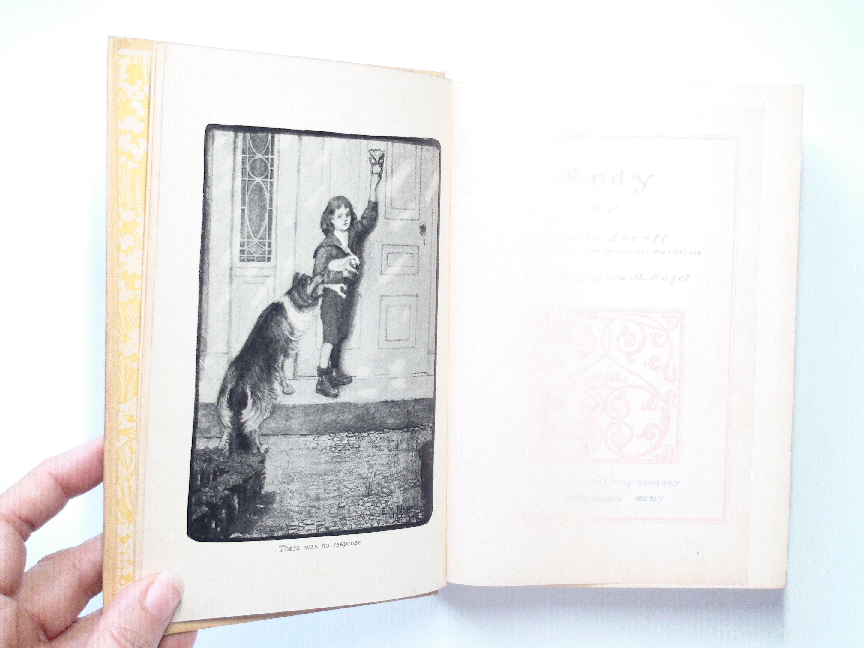 Andy by Lucile Lovell, Illustrated by Eva M. Naget, 1st Ed, 1905