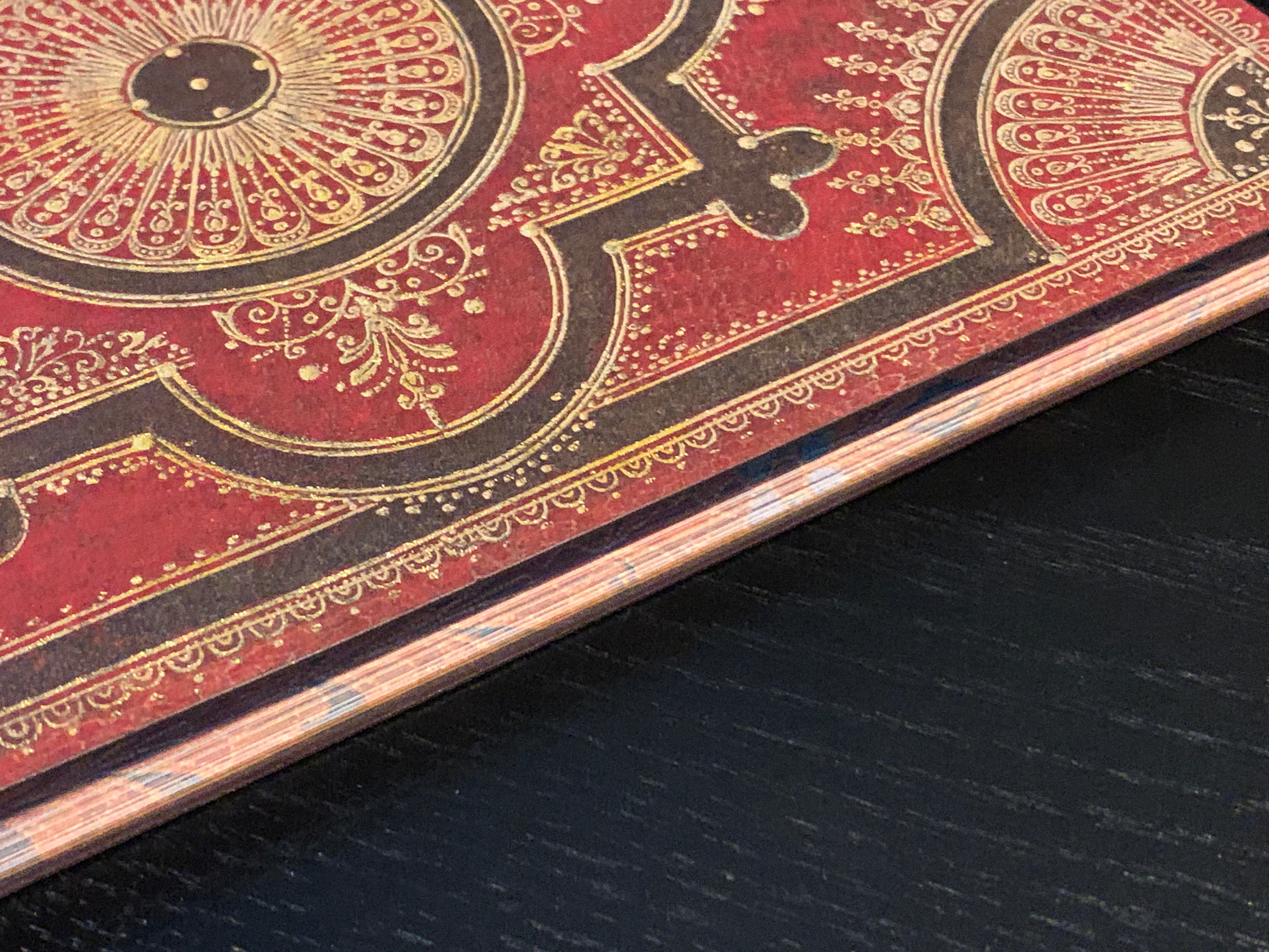 Ventaglio Rosso, Flexi Softbound Journal with Gilt Accents, Lined, Paperblanks, 9in x 7in