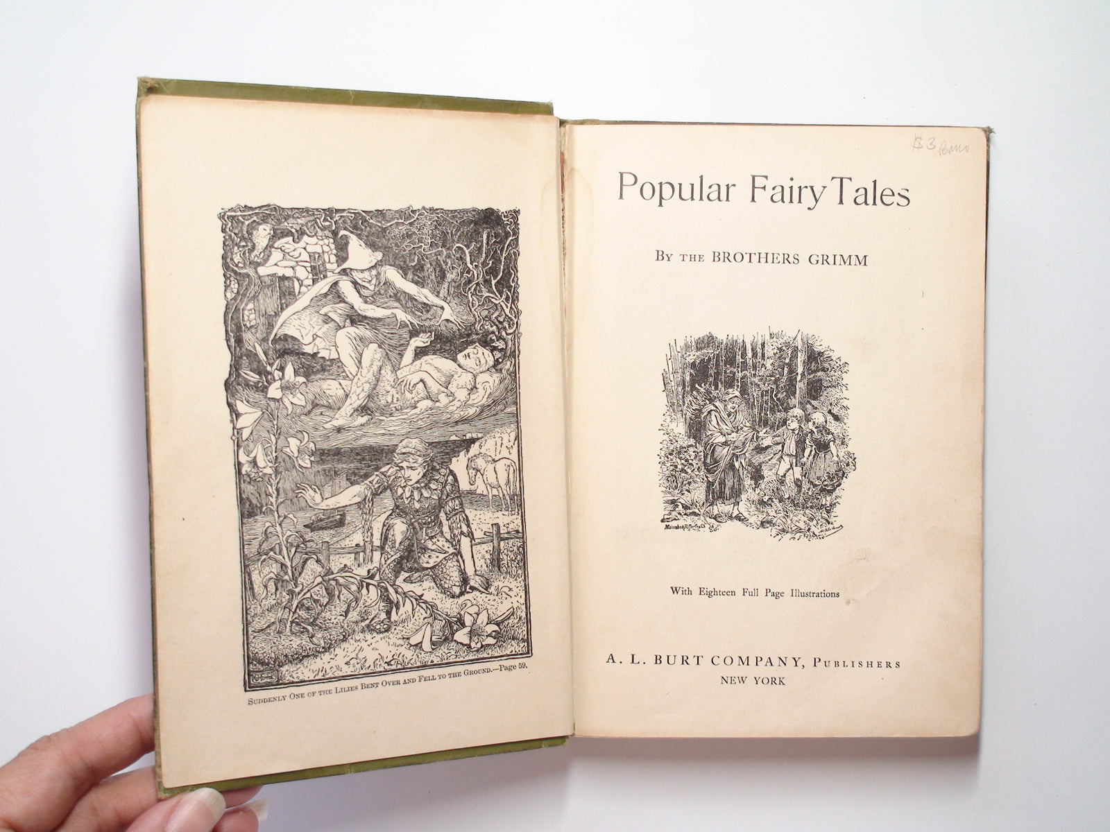Popular Fairy Tales by the Brothers Grimm, Illustrated, Rare, 1895