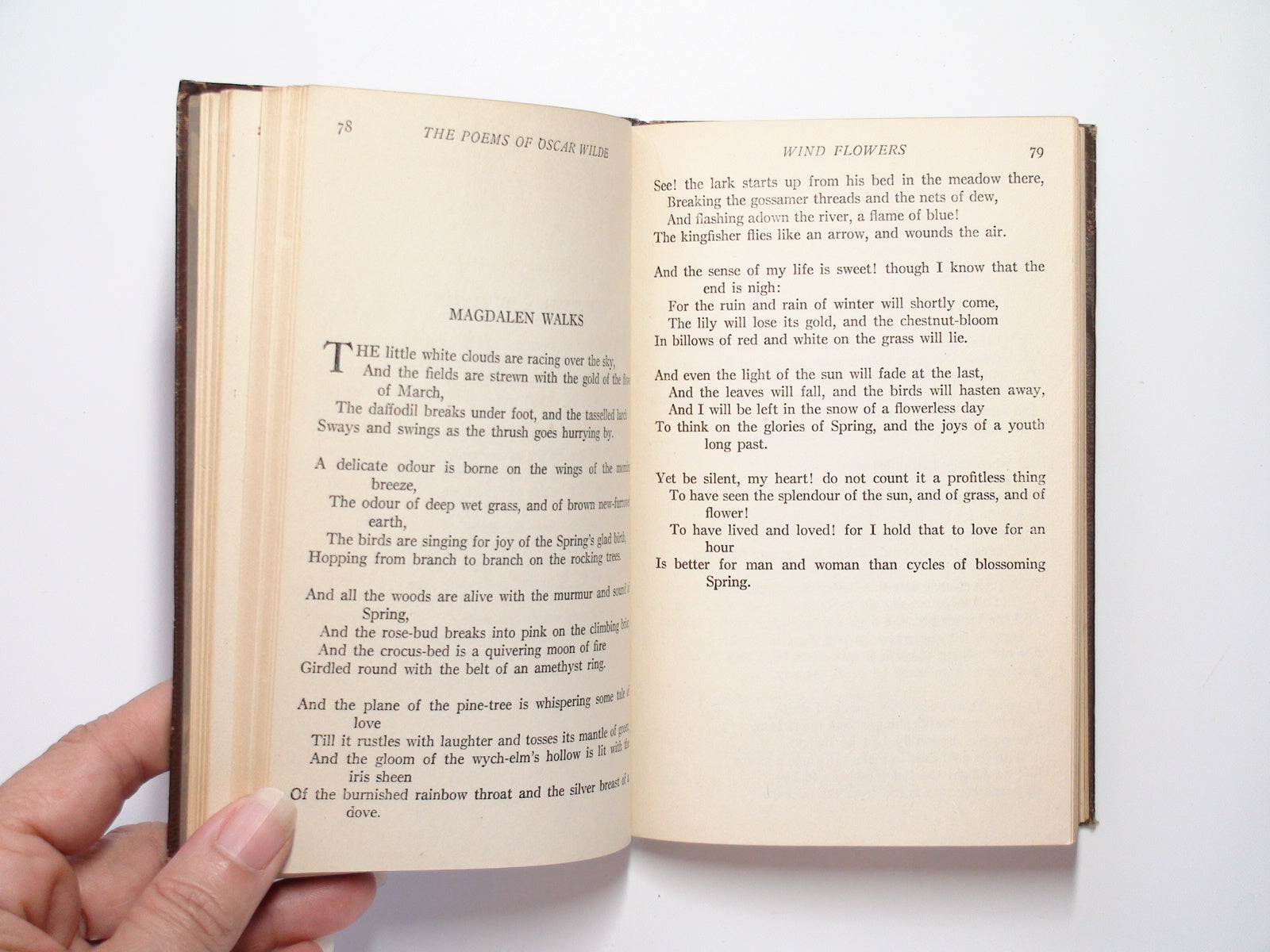 Poems, Oscar Wilde, The Modern Library, Boni & Liveright, Flexible Cloth, c1920s