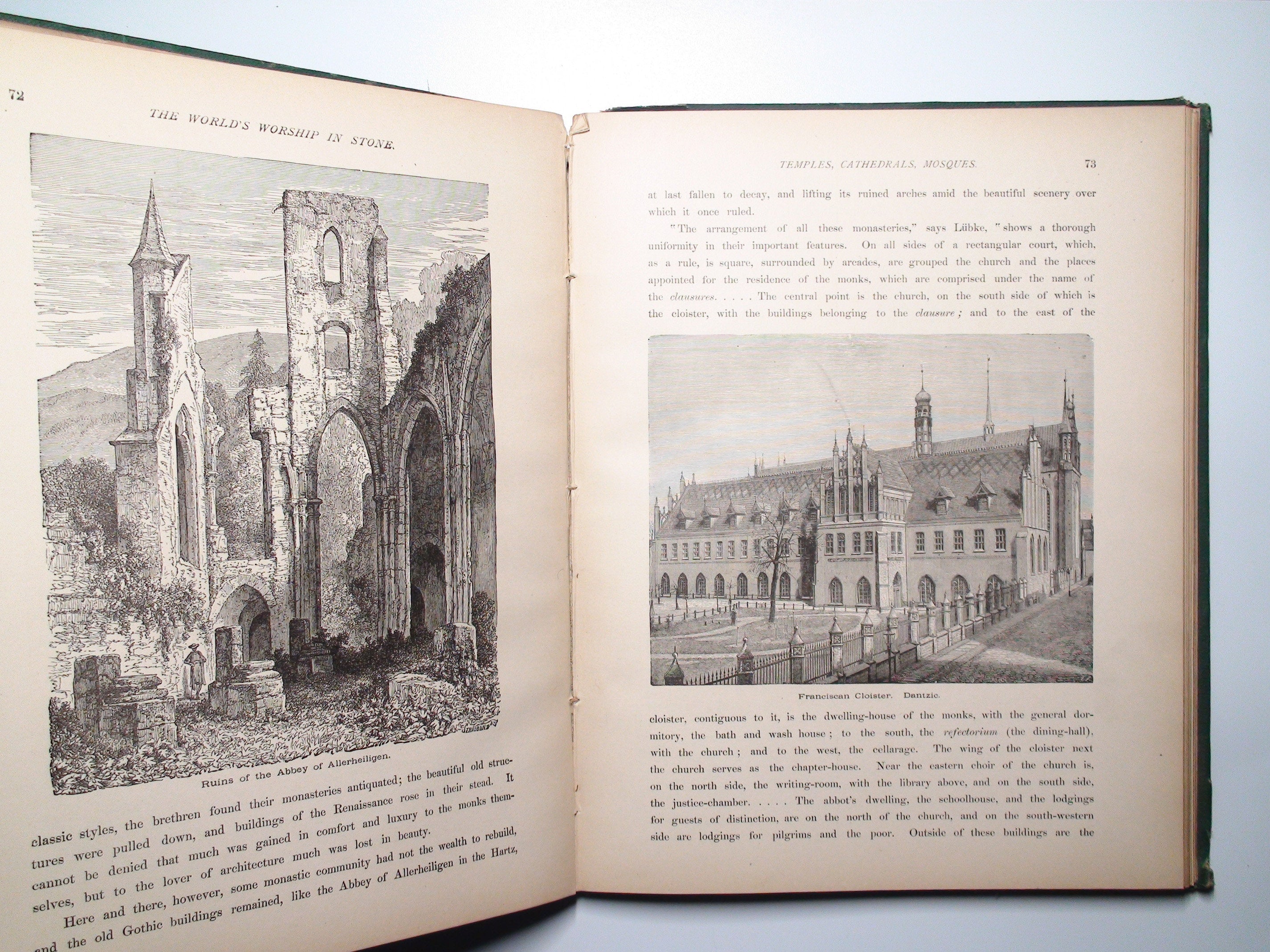 The World's Worship in Stone, M. M. Ripley, Illustrated, 1st Ed, 1879