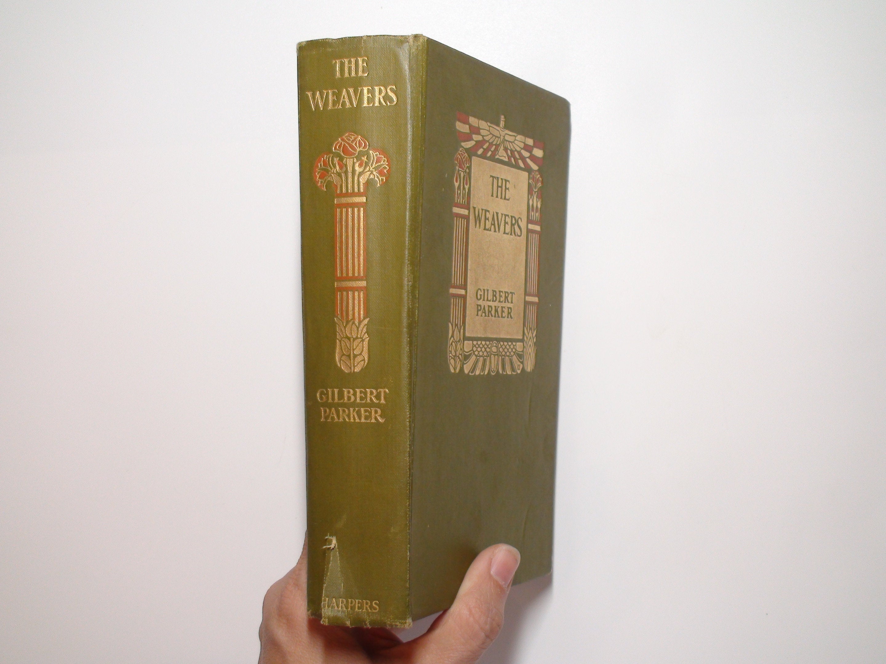 The Weavers, Gilbert Parker, Illustrated by Andre Castaigne, 1st Ed, 1907