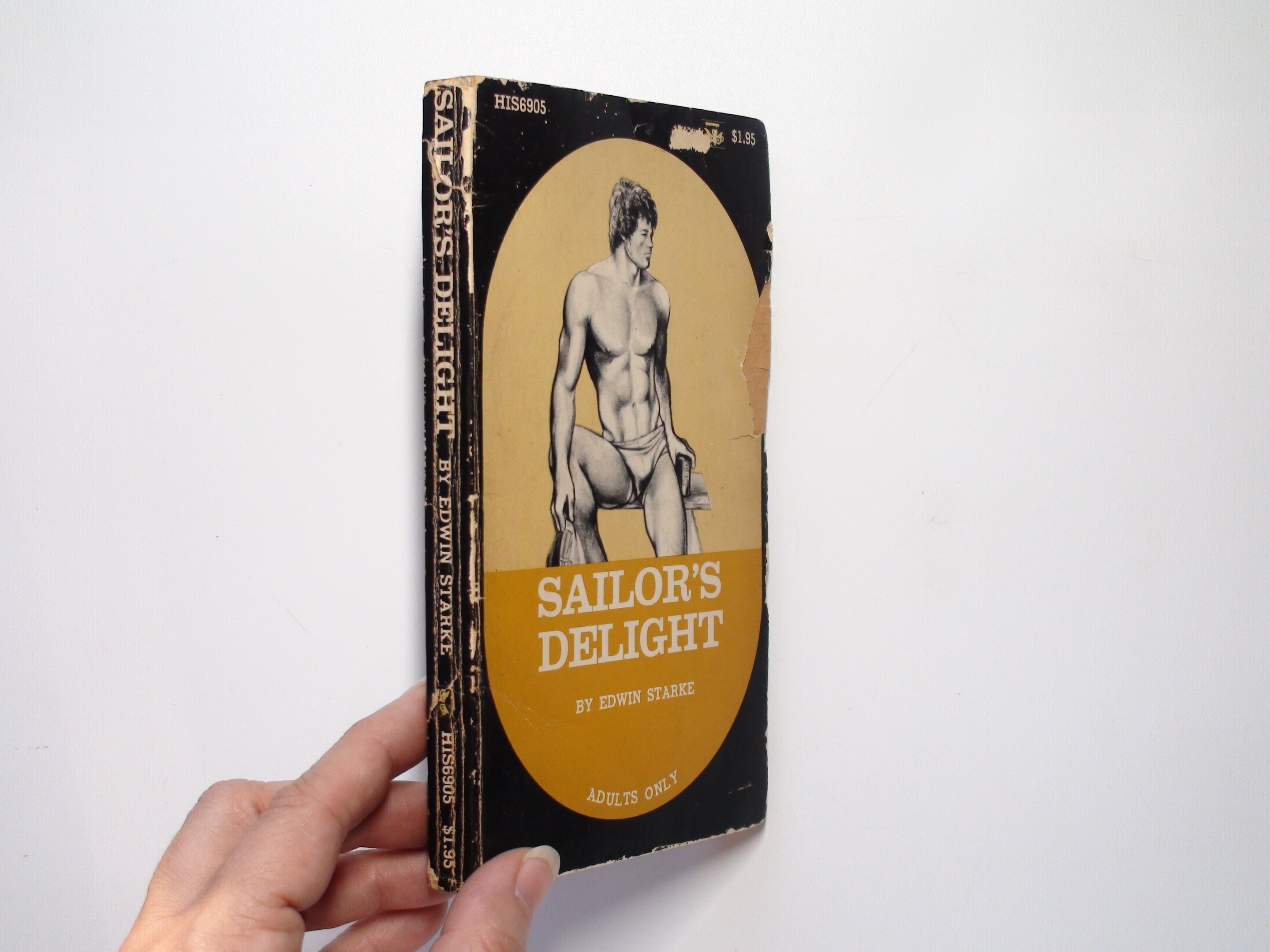 Sailor's Delight, by Edwin Starke, Adult Gay Erotica, Vintage Paperback, 1971