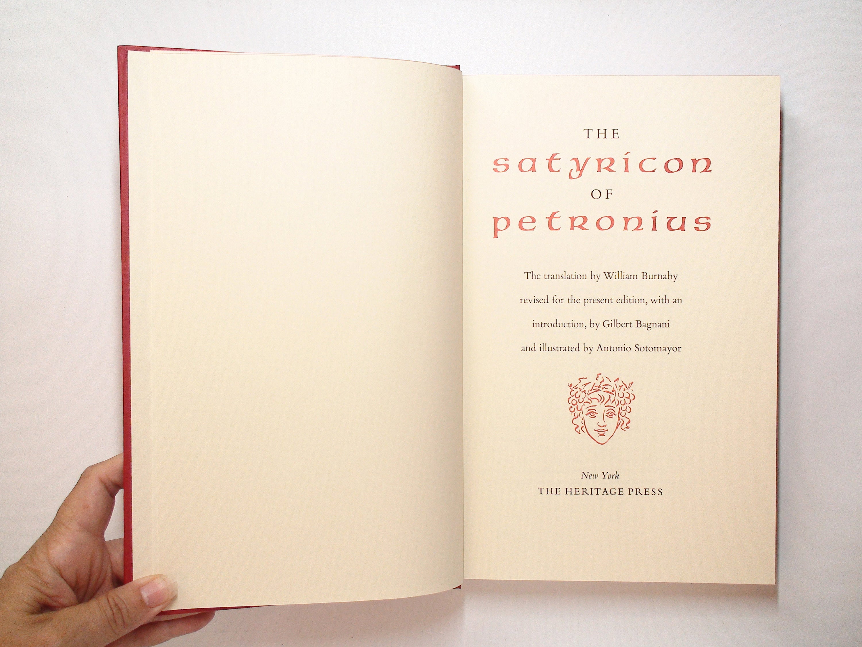 The Satyricon of Petronius, Heritage Press, Hardcover in Slipcase, 1st Ed, 1964