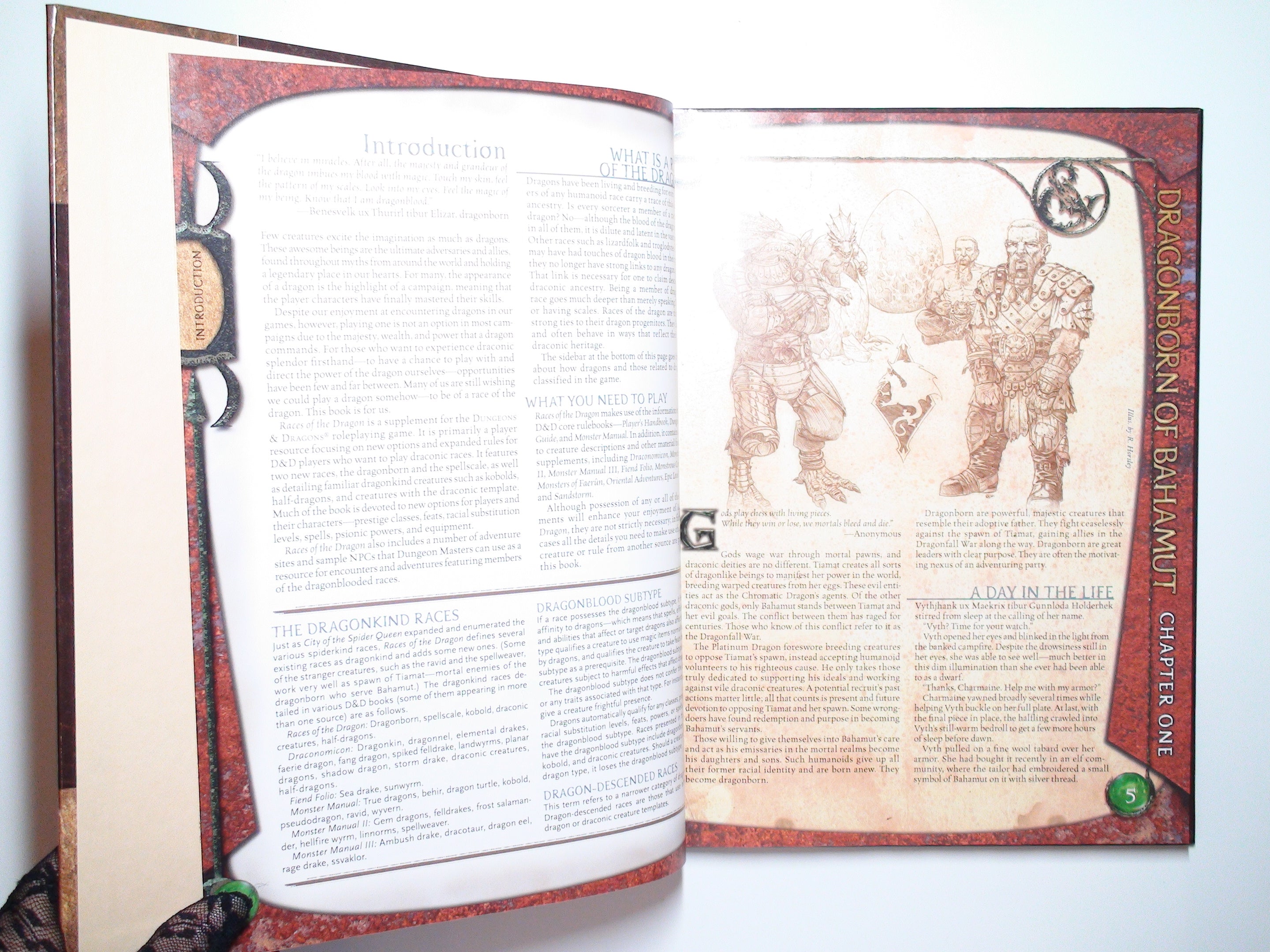 Races of Dragon, Gwendolyn Kestrel, D&D D20 3.5 Ed, 1st Ed, 1st Printing, 2006