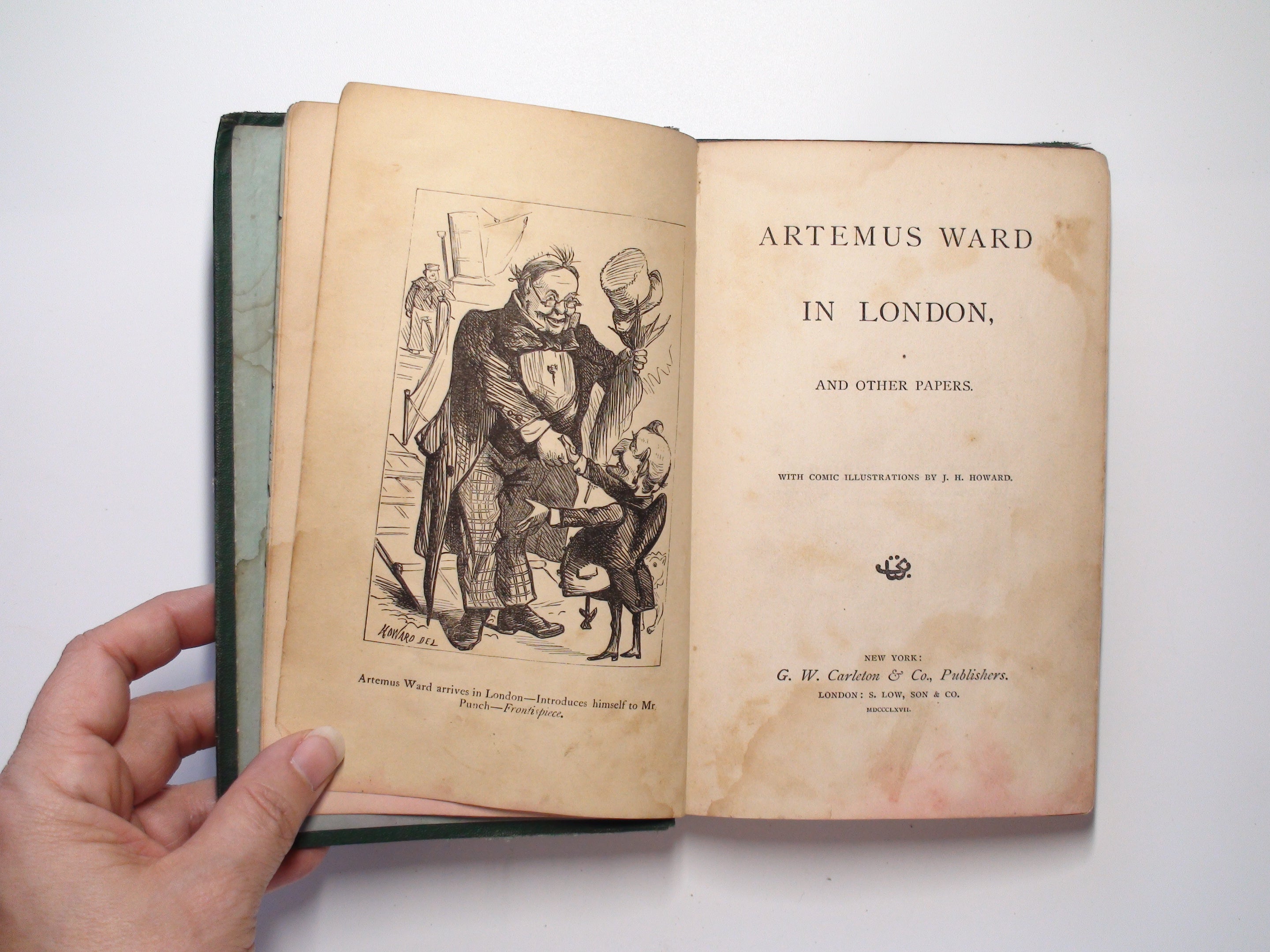 Artemus Ward in London by Charles Farrar Browne, Illustrated, 1867