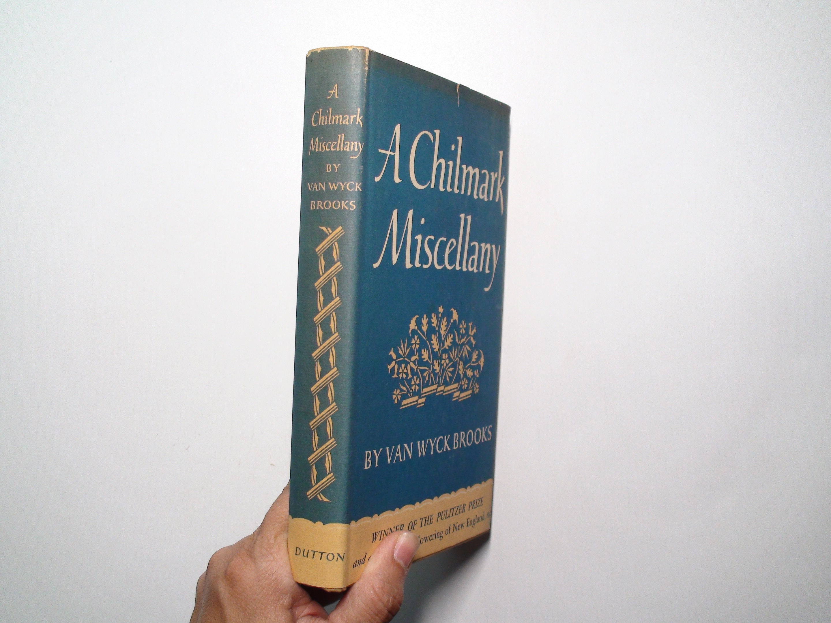 A Chilmark Miscellany, Van Wyck Brooks, 1st Ed, w DJ, 1948