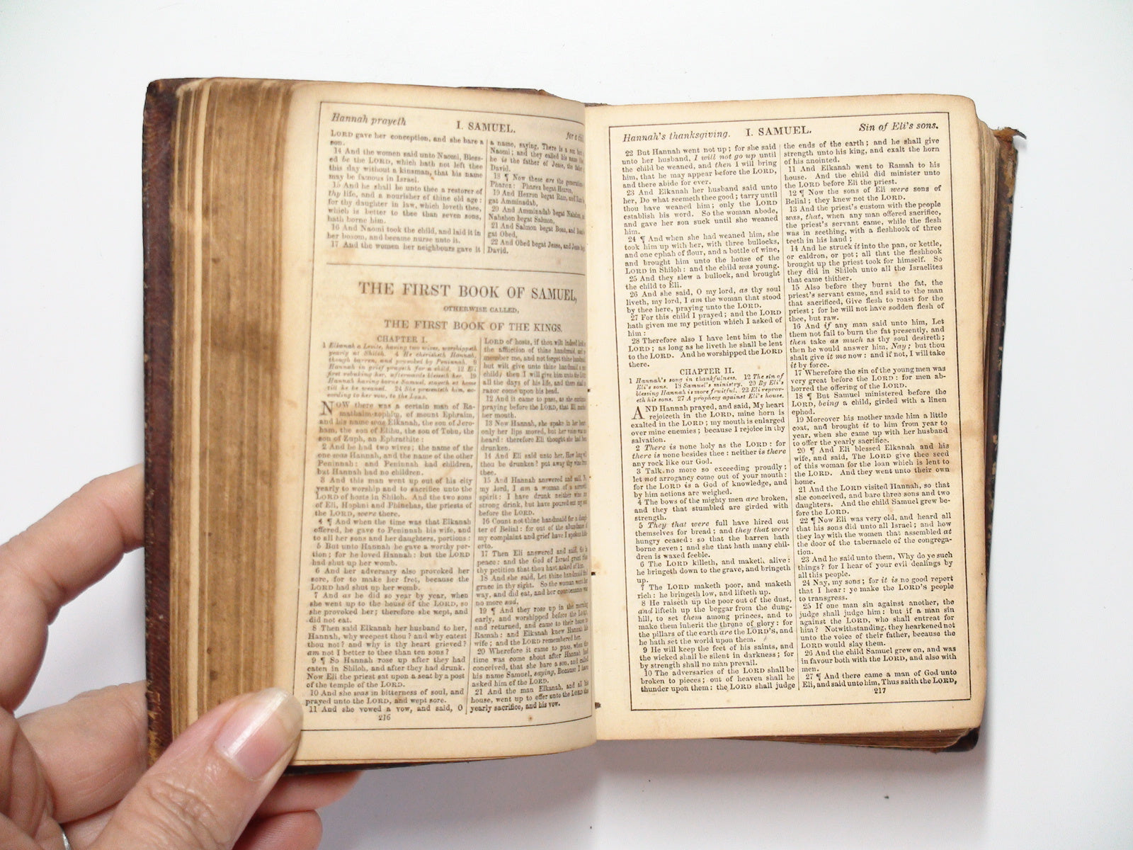 The Holy Bible, New and Old Testament, In Original Tongues, Leather, 1868