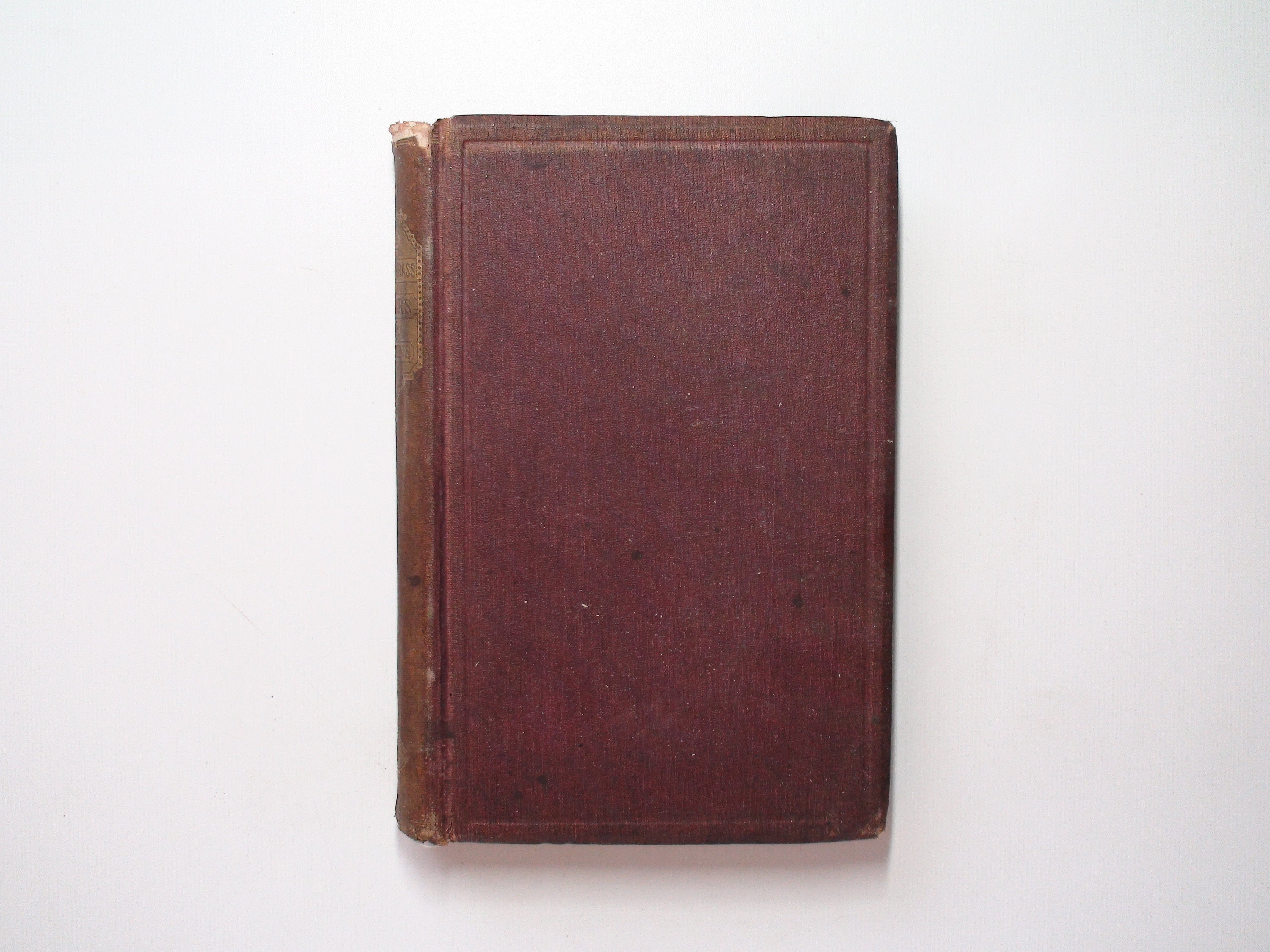 The Sparrowgrass Papers Or Living in the Country By Frederic S. Cozzens, 1869