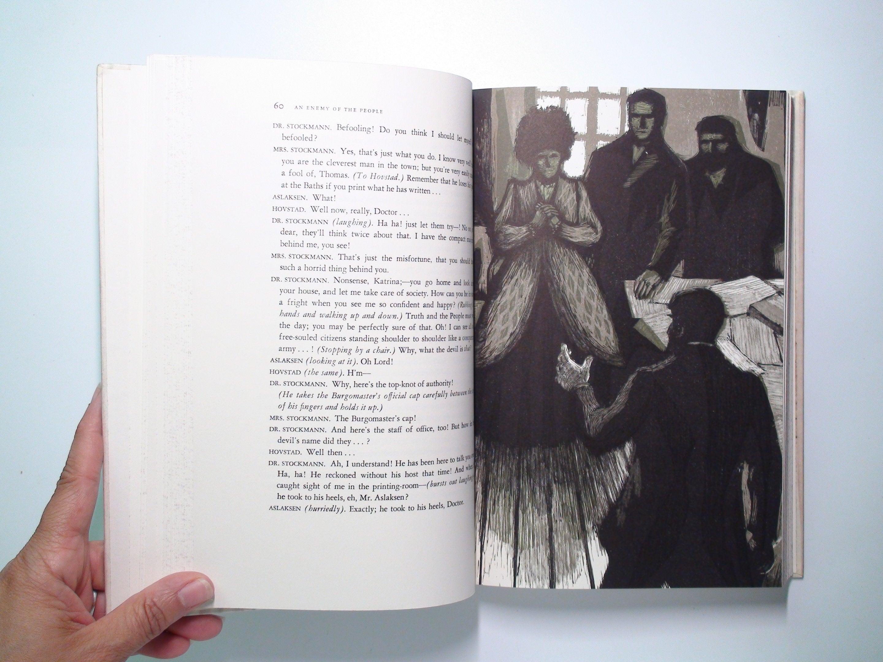 Three Plays of Henrik Ibsen, Illustrated, 1st Ed, in Original Slipcase, 1965