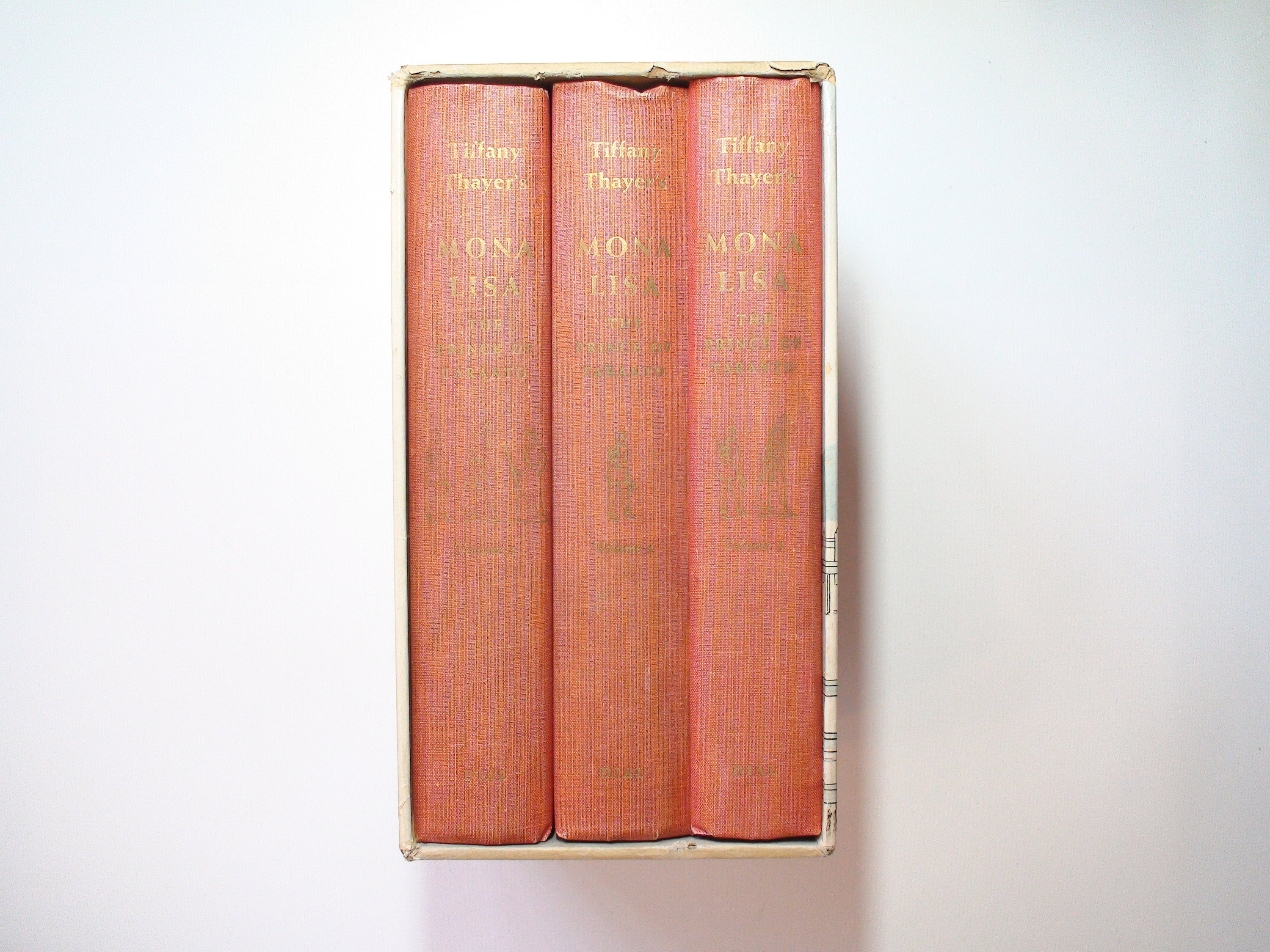 Mona Lisa, Tiffany Thayer, Complete in 3 Volumes, In Slipcase, 1st Ed, 1956