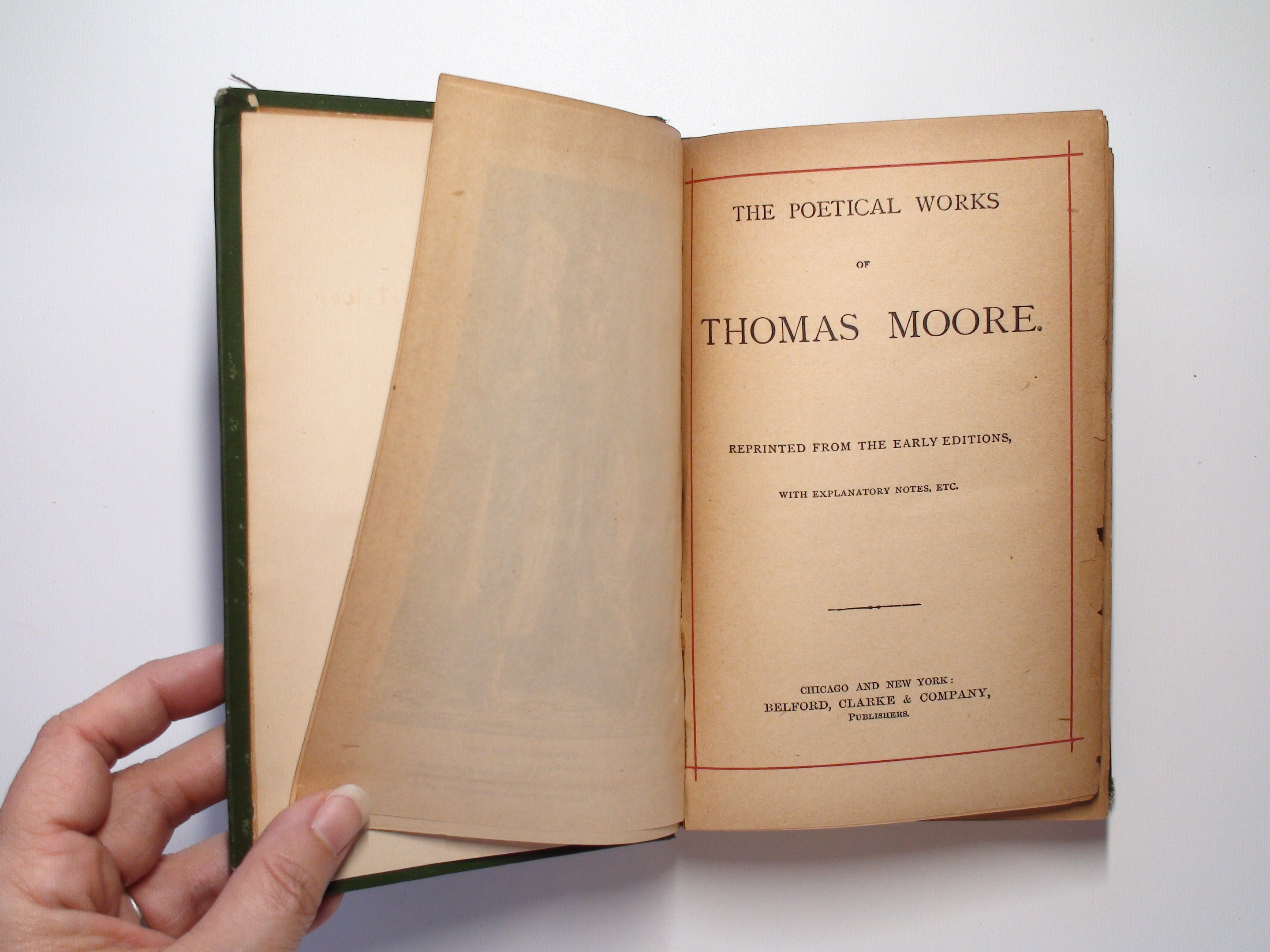 The Poetical Works of Thomas Moore, Beautifully Illustrated, 1888