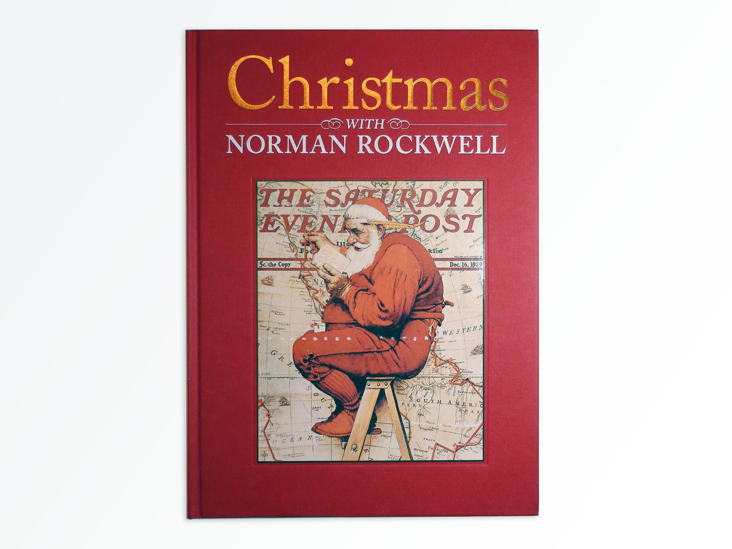Christmas with Norman Rockwell, by John Kirk, Illustrated in Color, 1990