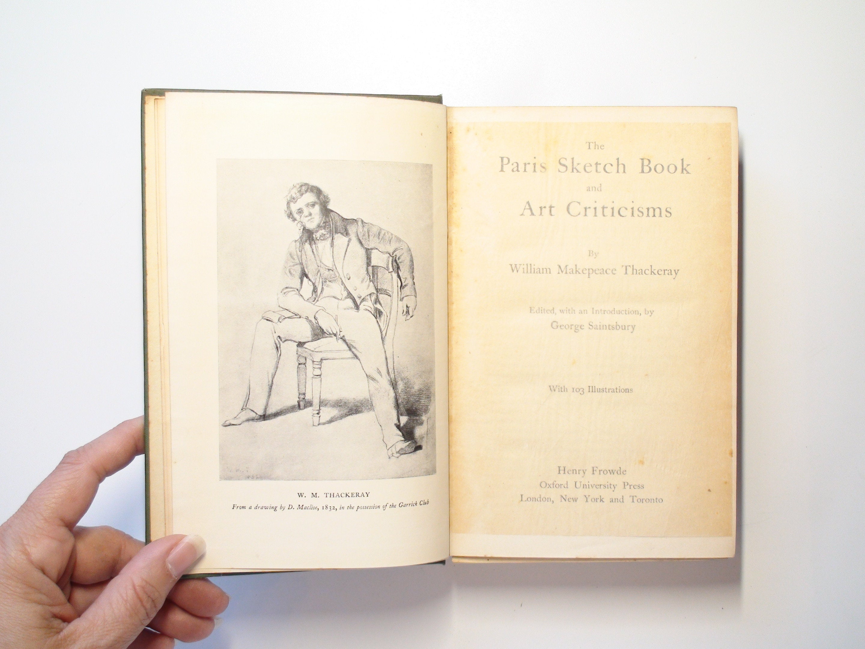 The Paris Sketch Book and Art Criticisms, William Makepeace Thackeray, 1922