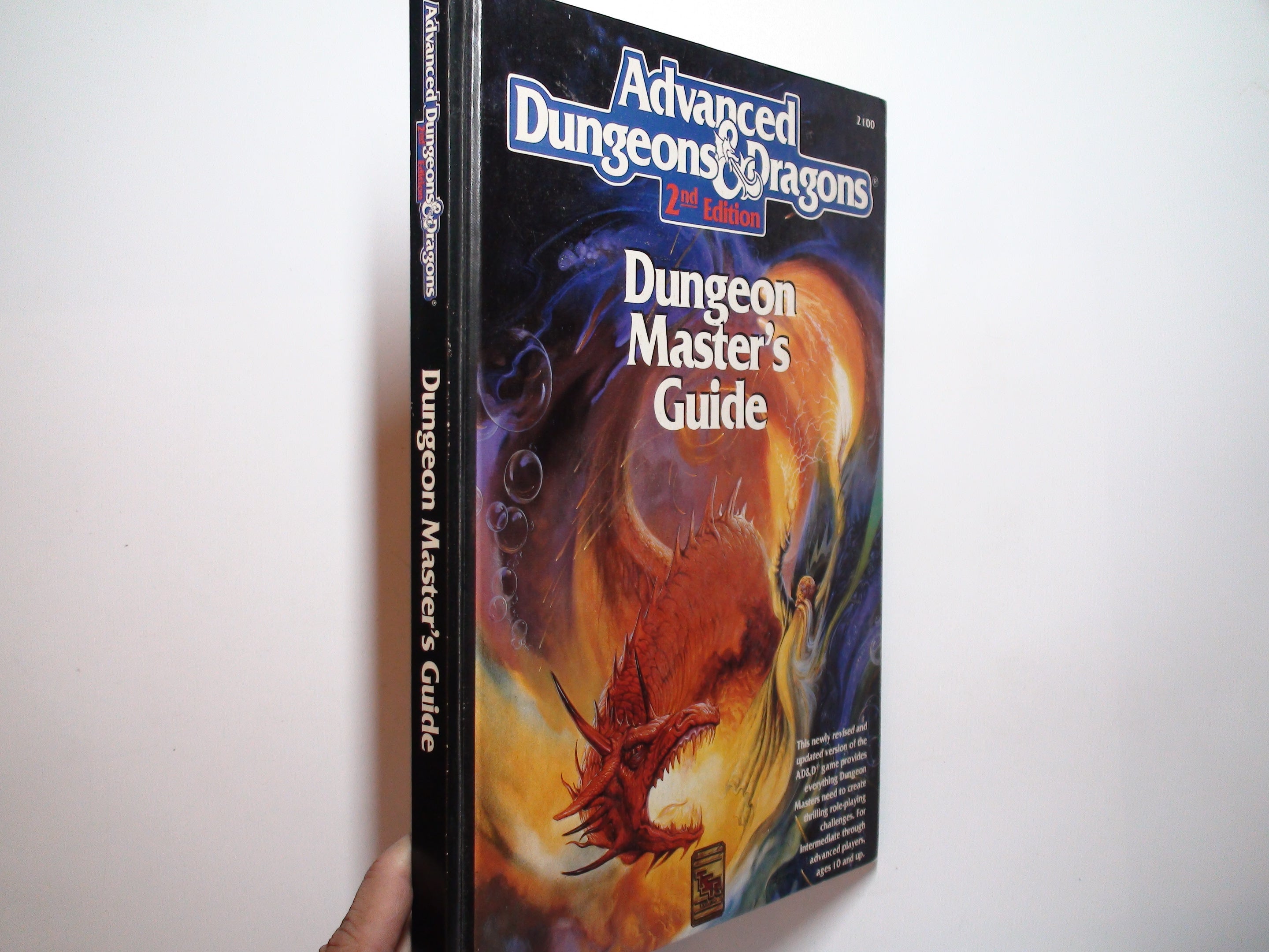 Dungeon Master's Guide, David Cook, AD&D 2nd Ed, TSR, #2100, 1989, Illustrated