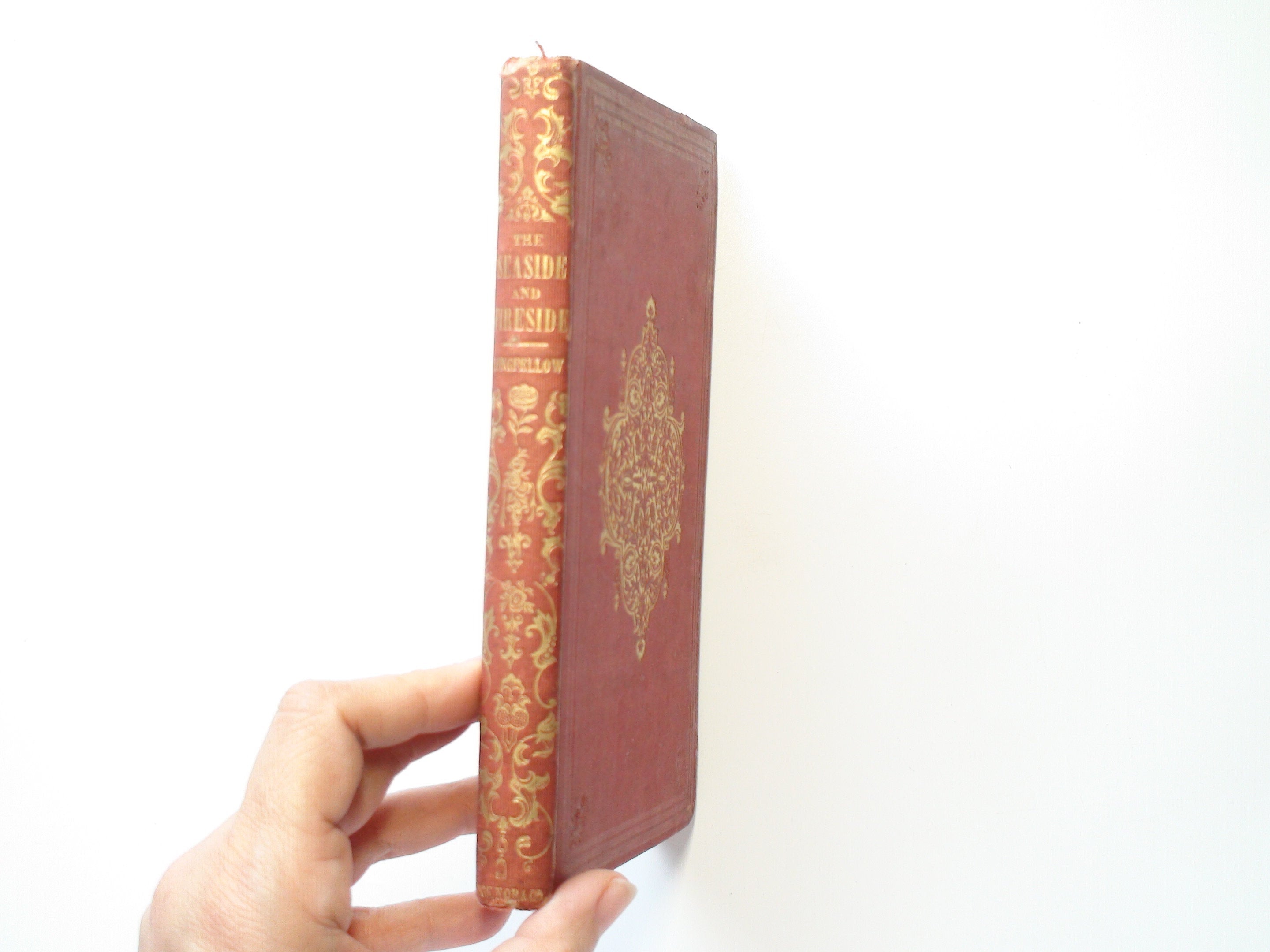 The Seaside and the Fireside, Henry Wadsworth Longfellow, 1st Ed, 1850