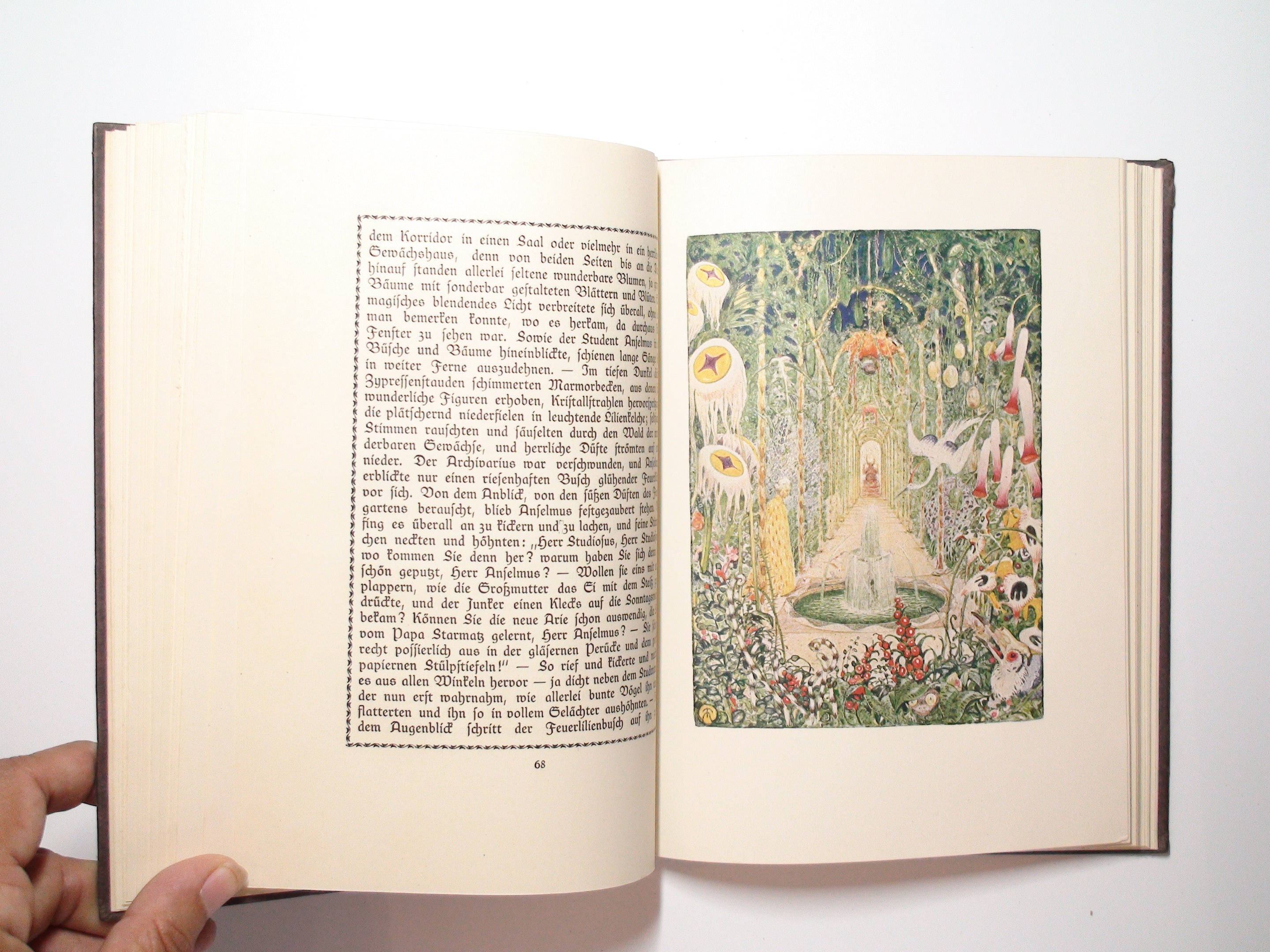 Meisterwerke Deutſcher Prosa Der Goldene Topf, by E. T. A. Hoffmann, Illustrated, VOL 2 ONLY, German Language, 1920