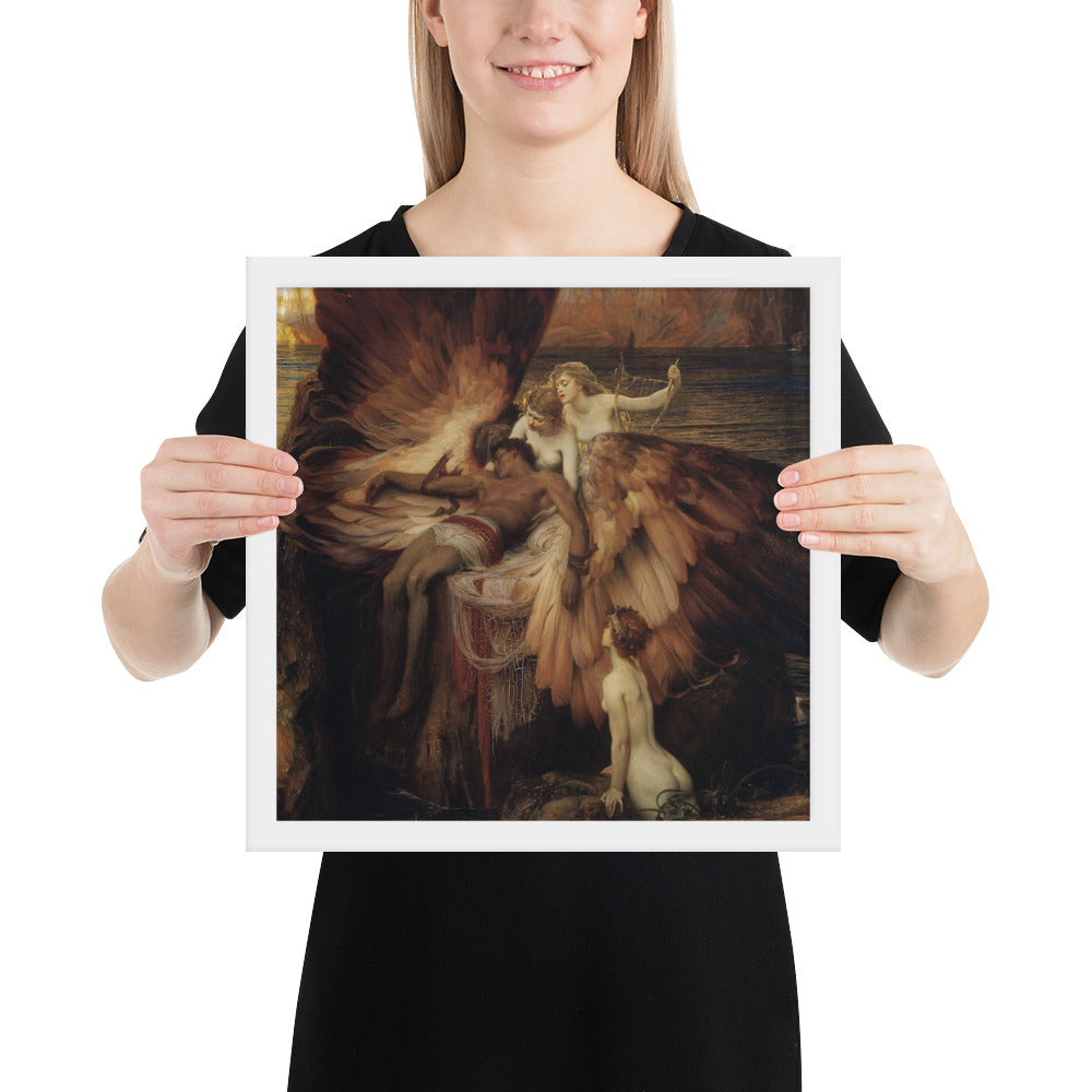 Lament for Icarus by Herbert James Draper, Framed Print, Available in Multiple Sizes