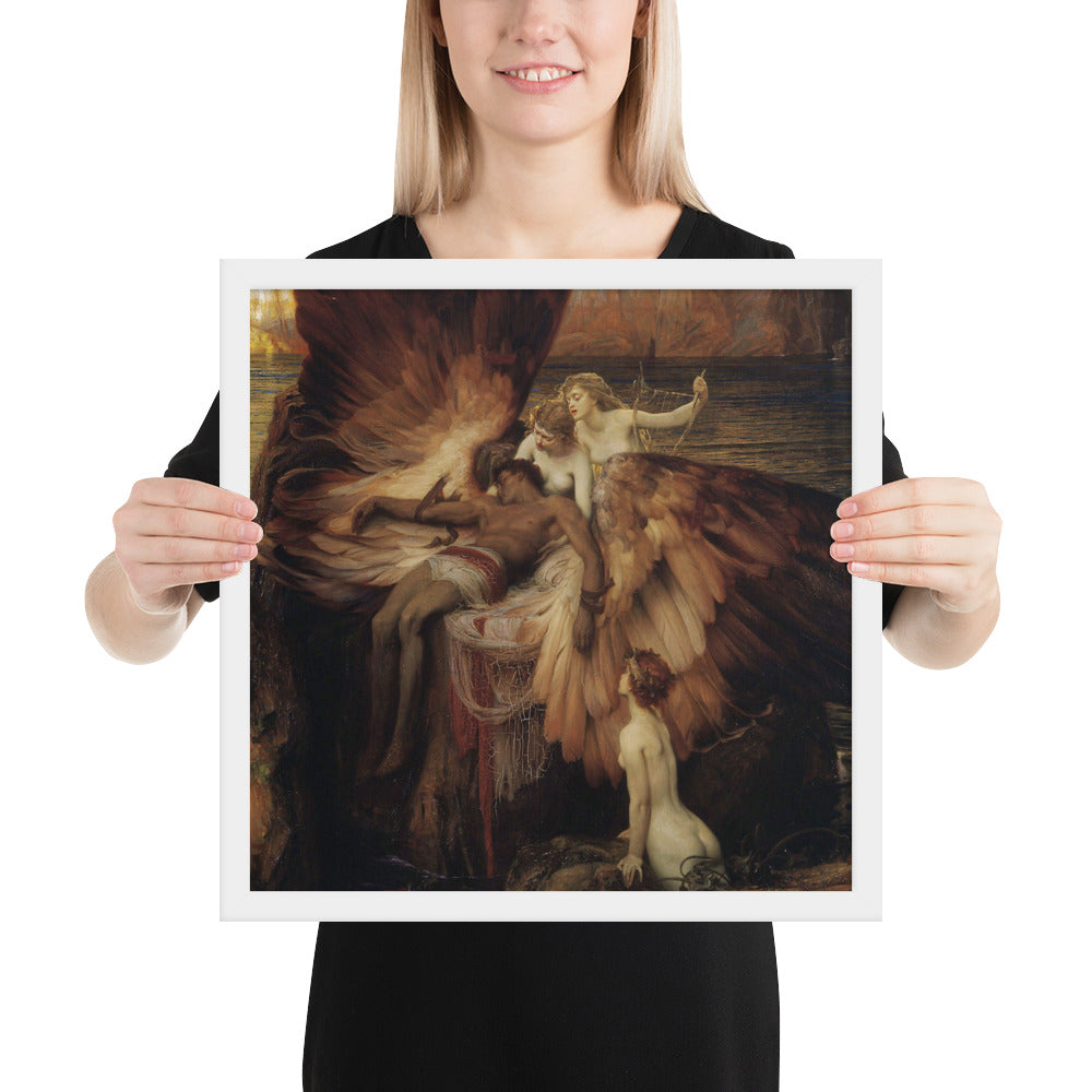Lament for Icarus by Herbert James Draper, Framed Print, Available in Multiple Sizes