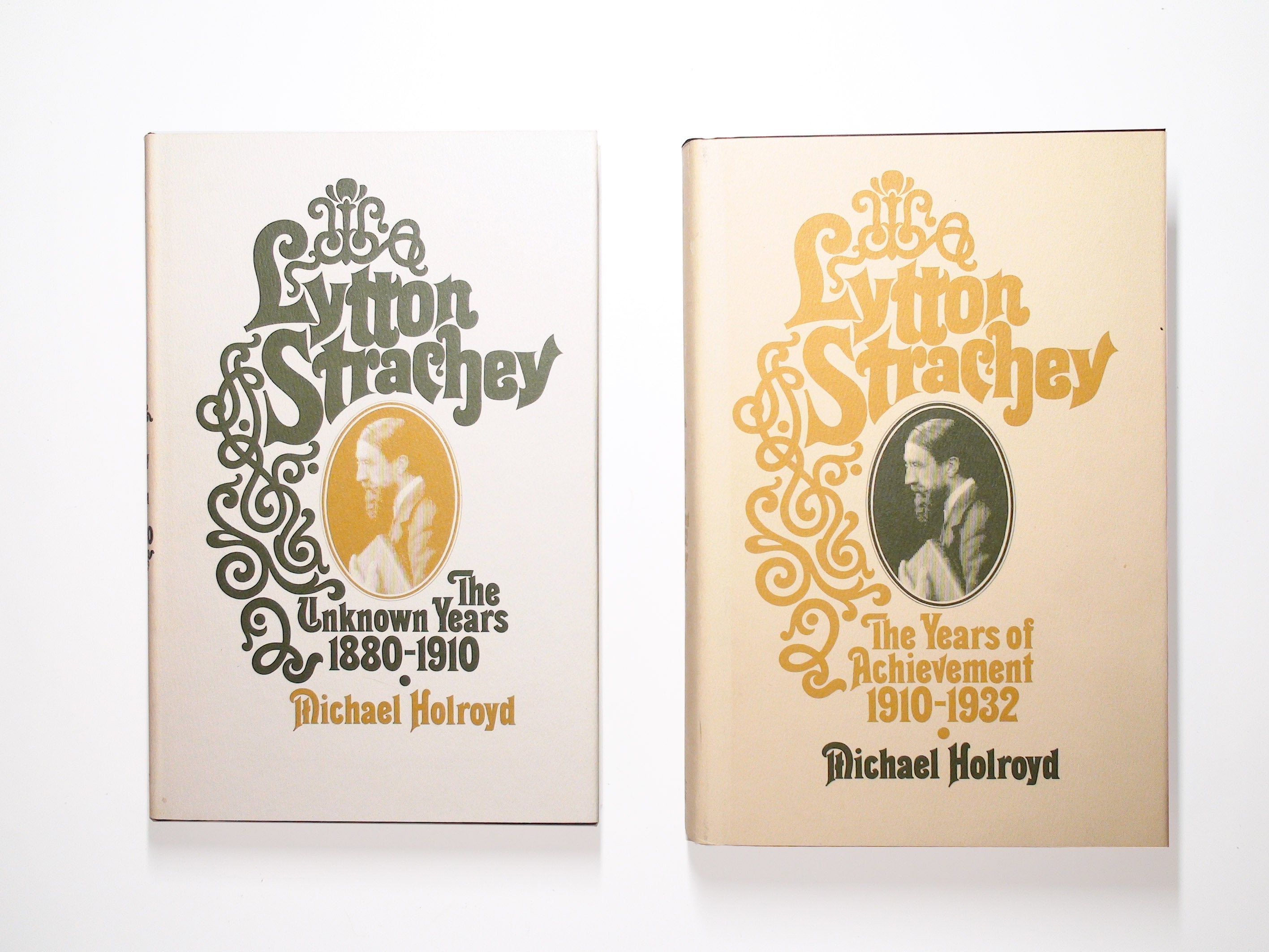 Lytton Strachey, Biography, by Michael Holroyd, 1st Ed, 2 VOL, in Slipcase, 1968
