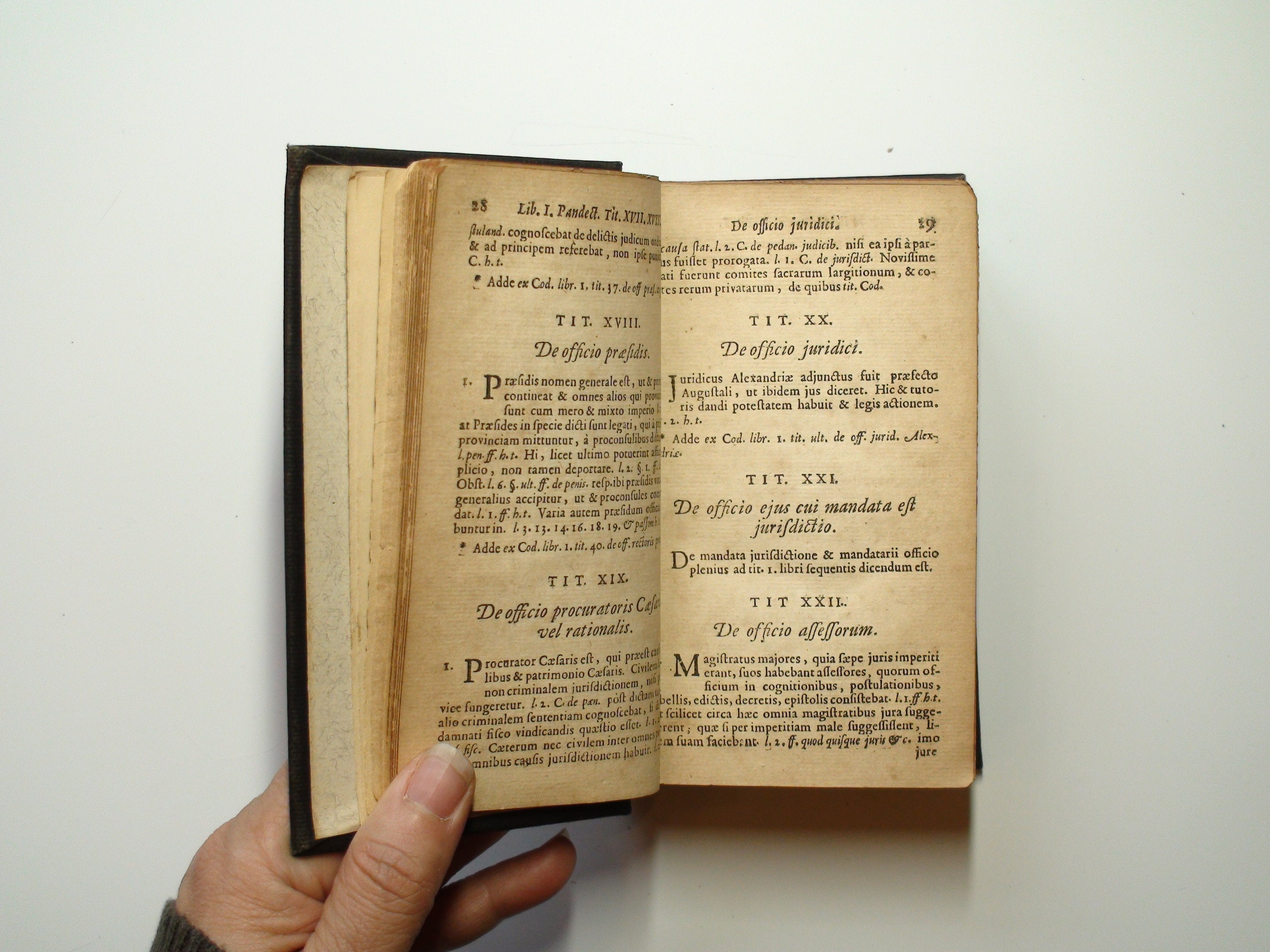 Compendium Juris Juxta Feriem Pandectarum, Johannis Voet, Rare, 1st Ed., 1688
