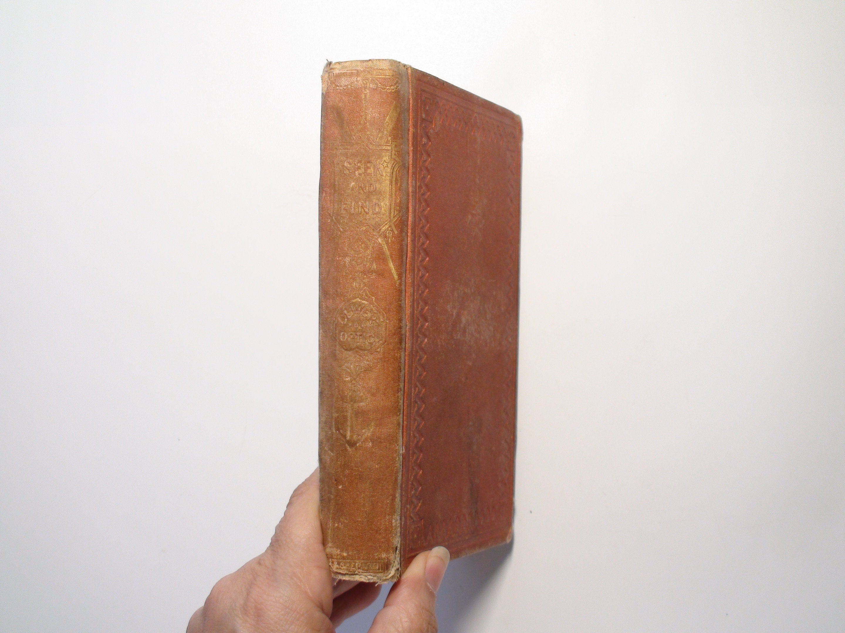 Seek and Find, by Oliver Optic, Illustrated, 1st Ed, Uncommon, 1868