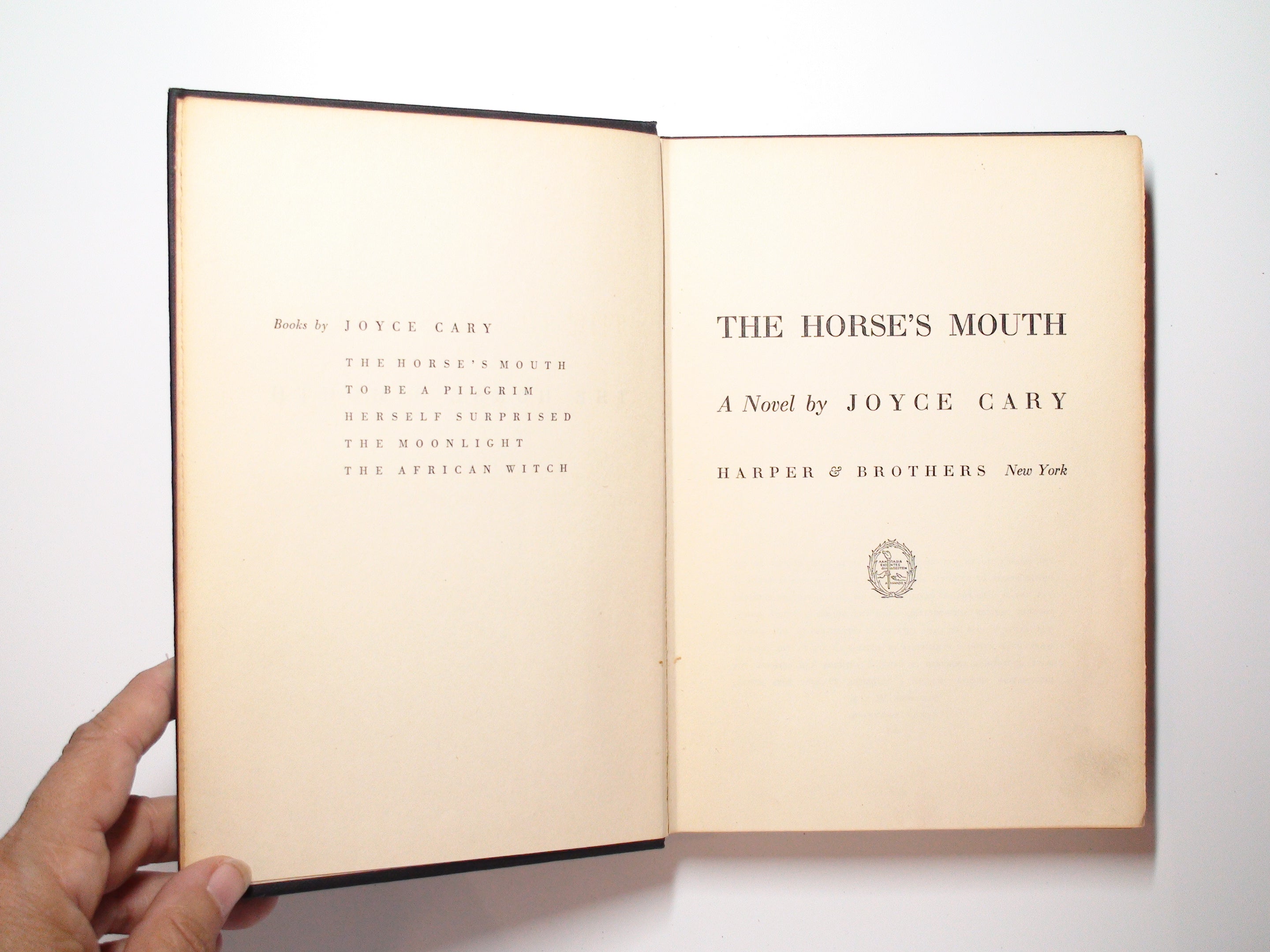 The Horse's Mouth by Joyce Cary, Stated 1st Ed, No Dust Jacket, 1944