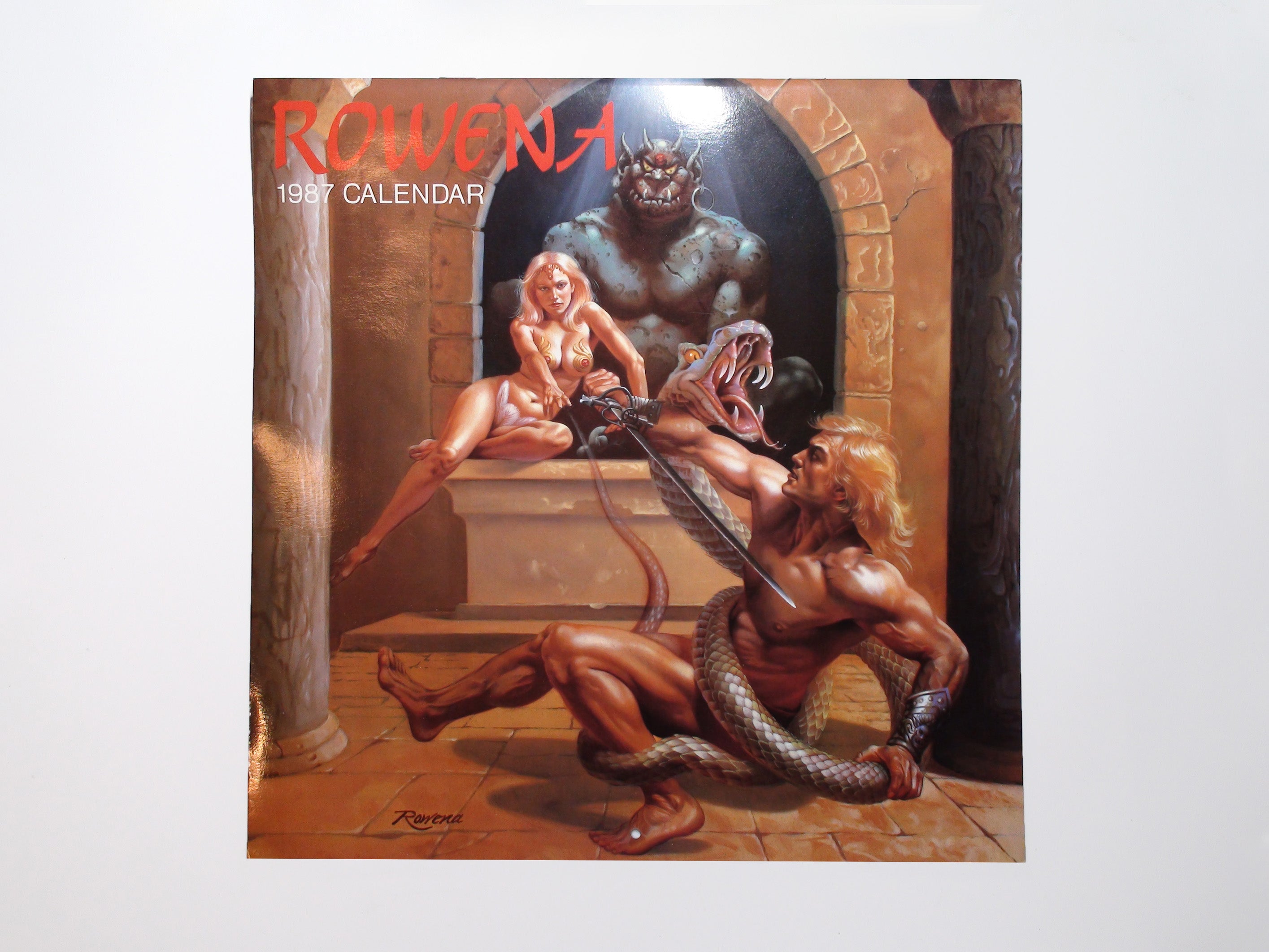 Rowena, 1987 Fantasy Calendar, Collectible, Landmark Calendars