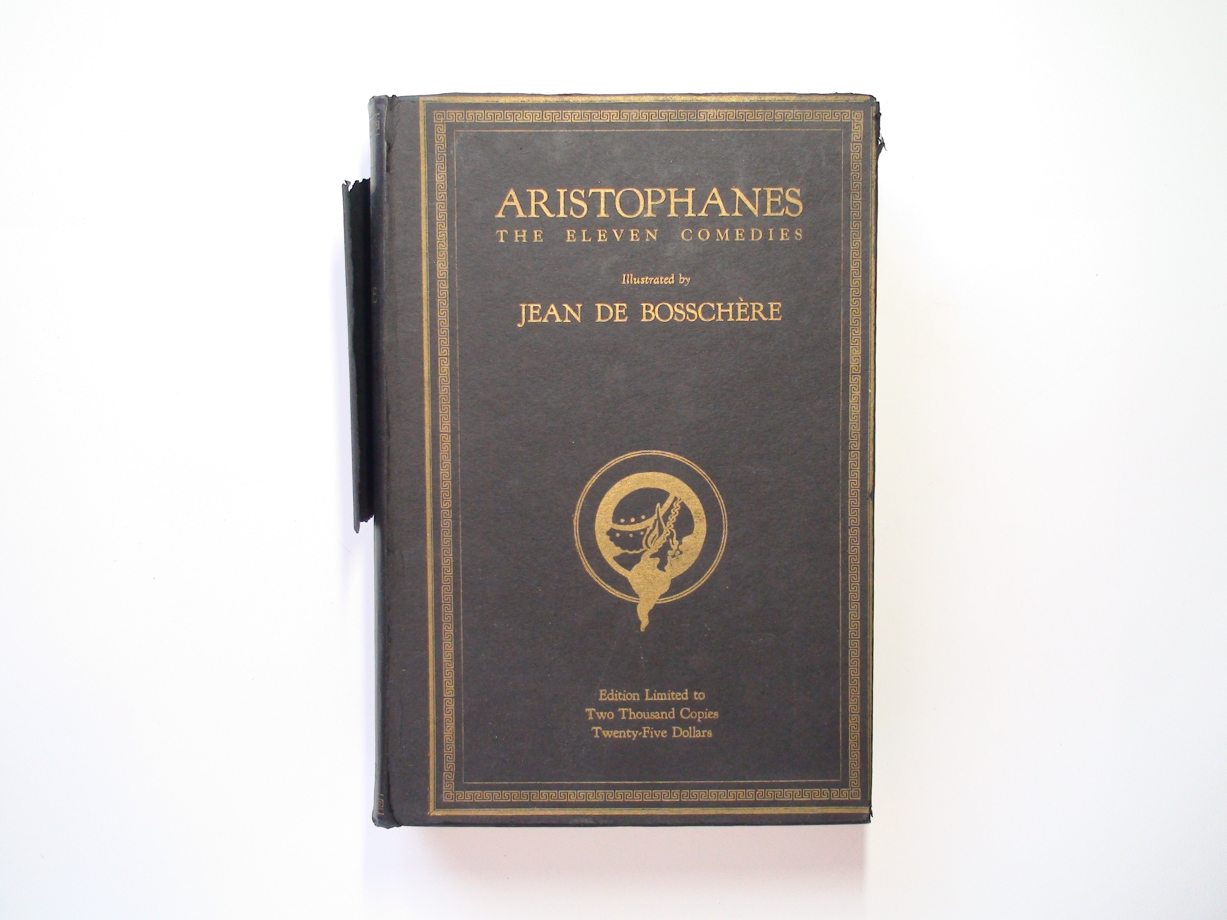 Aristophanes Comedies, Illustrated by Jean de Bosschere, Vol II, 1st Ed, 1928