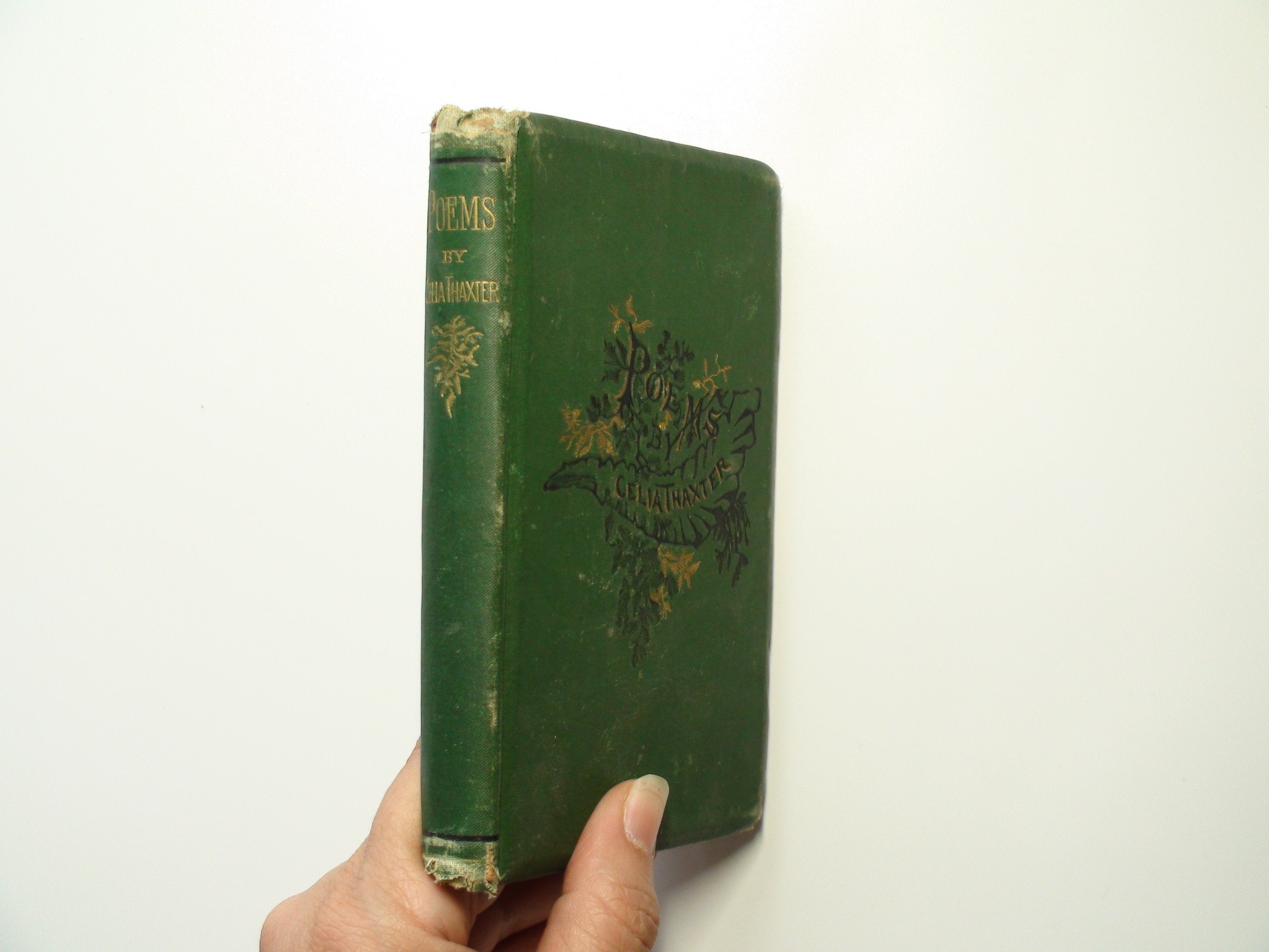 Poems By Celia Thaxter, New and Enlarged Edition, Rare, 1877