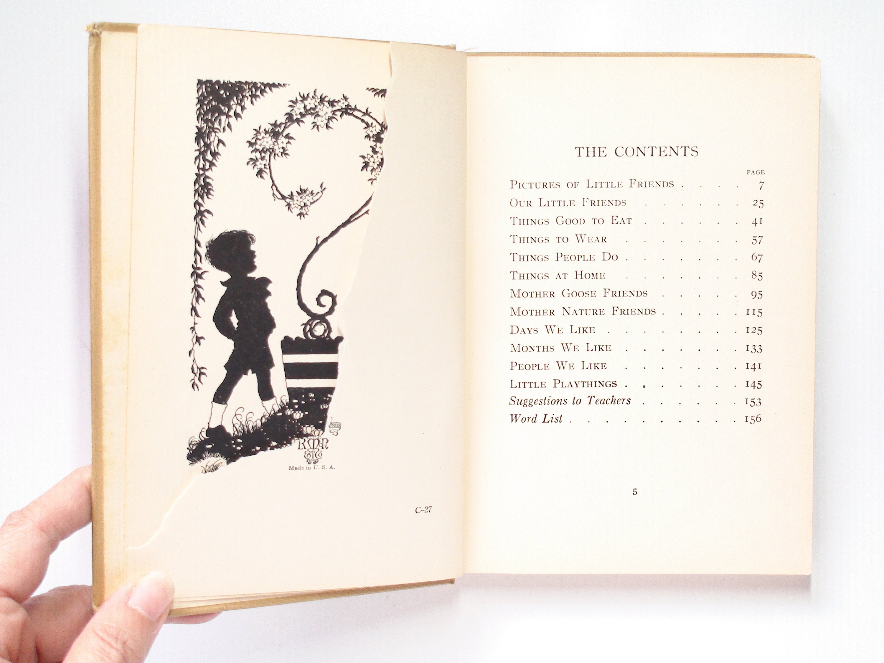 A Riddle Book for Silent Reading by Lily Lee Dootson, Illustrated, 1930