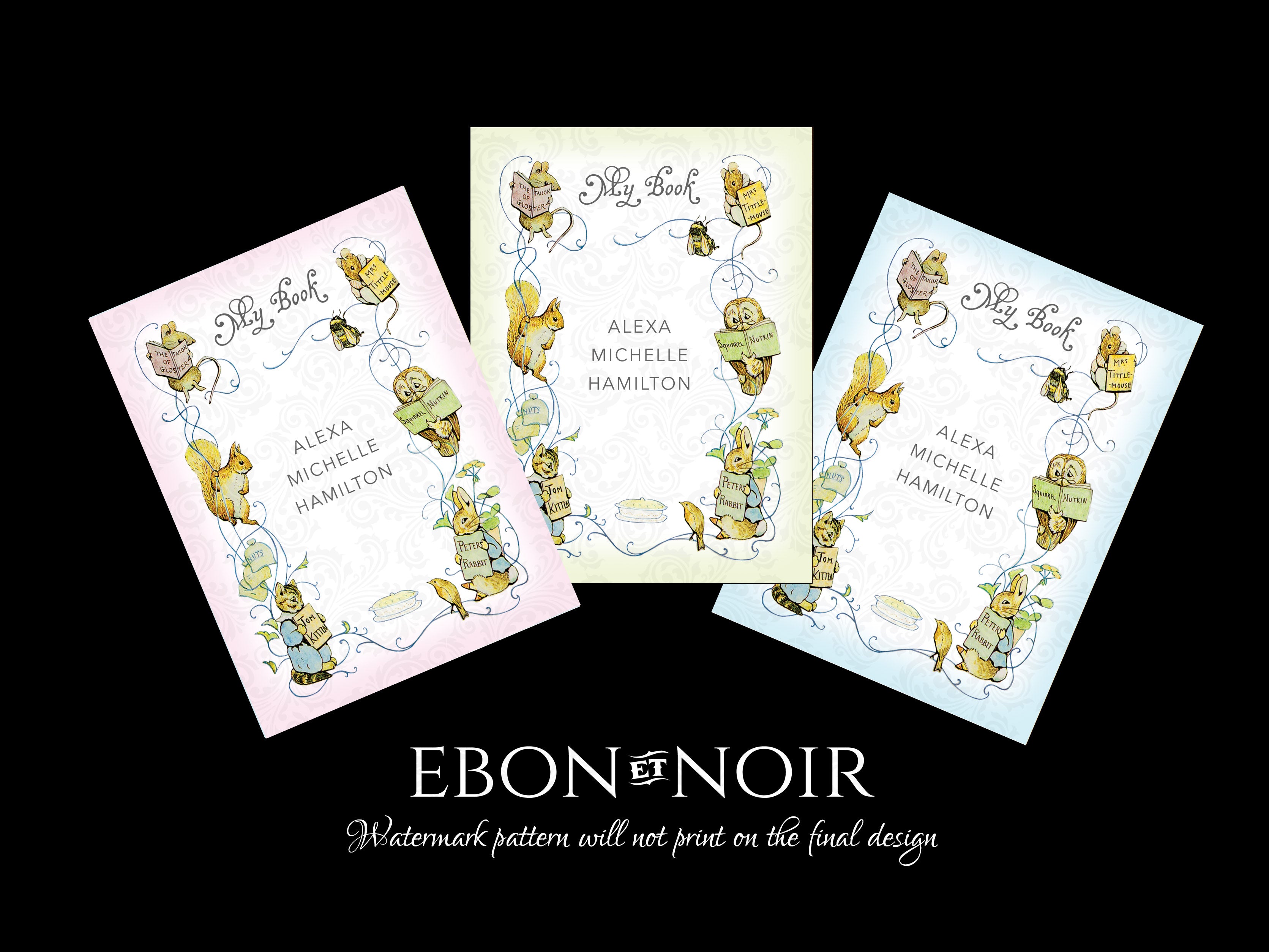 thumbnail image 2 of Cush-n-Craft Peter Rabbit Personalised Food Labels Or Table Place Name Cards - 6 Pack 2 of 5