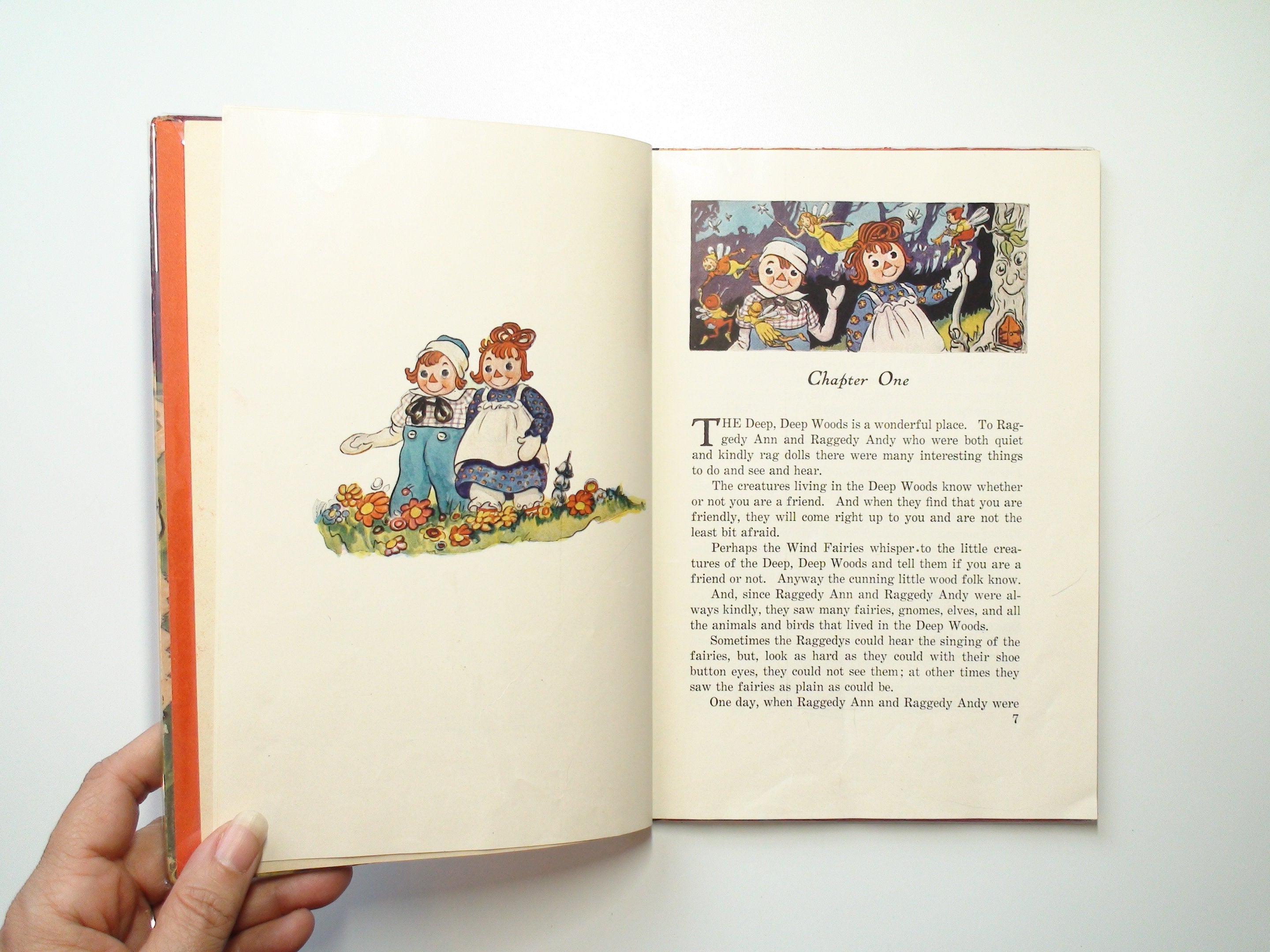 Raggedy Ann and Betsy Bonnet String, Johnny Gruelle, Illustrated, 1st Ed, 1943
