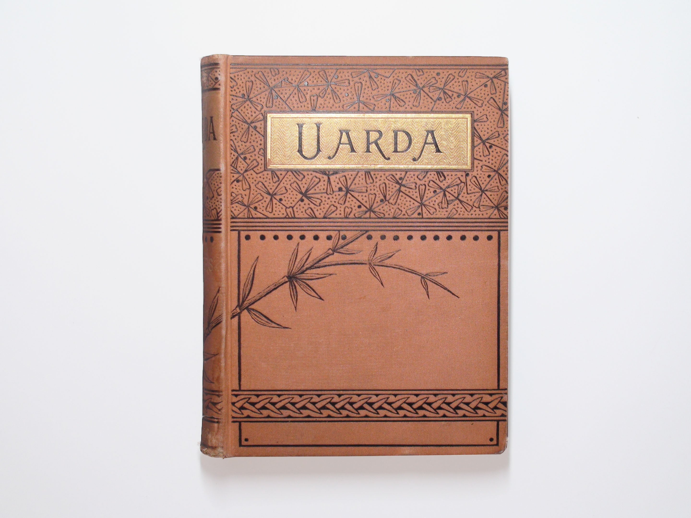 Uarda, A Romance of Ancient Egypt, by George Ebers, Victorian Binding, 1882