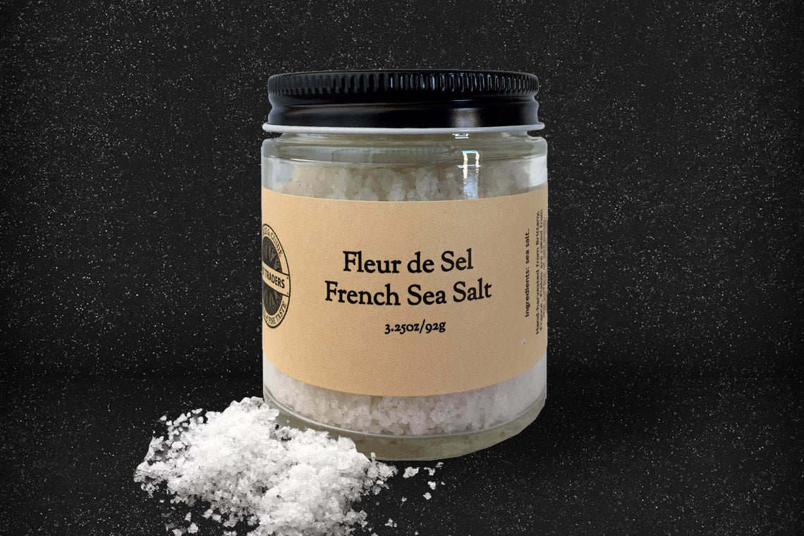 Salt Traders, French Fleur de Sel de Guerande, 3.25oz Jar